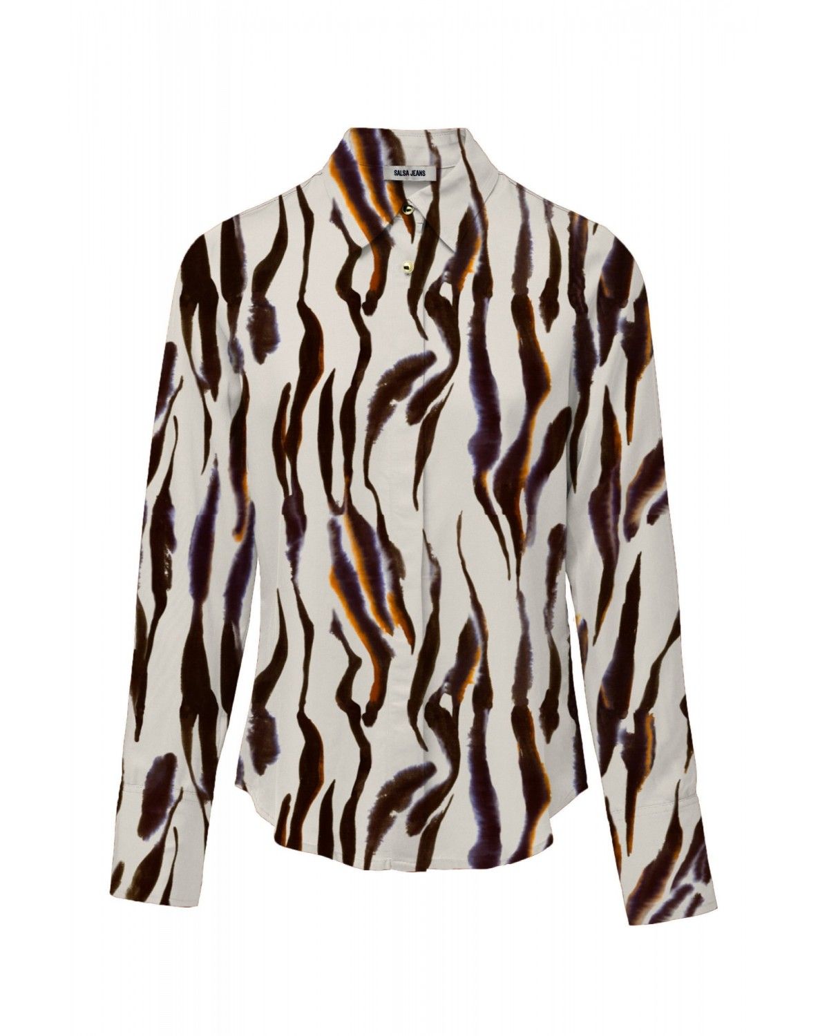 Camisa de mujer con estampado - Salsa Jeans - Camel Camel-6