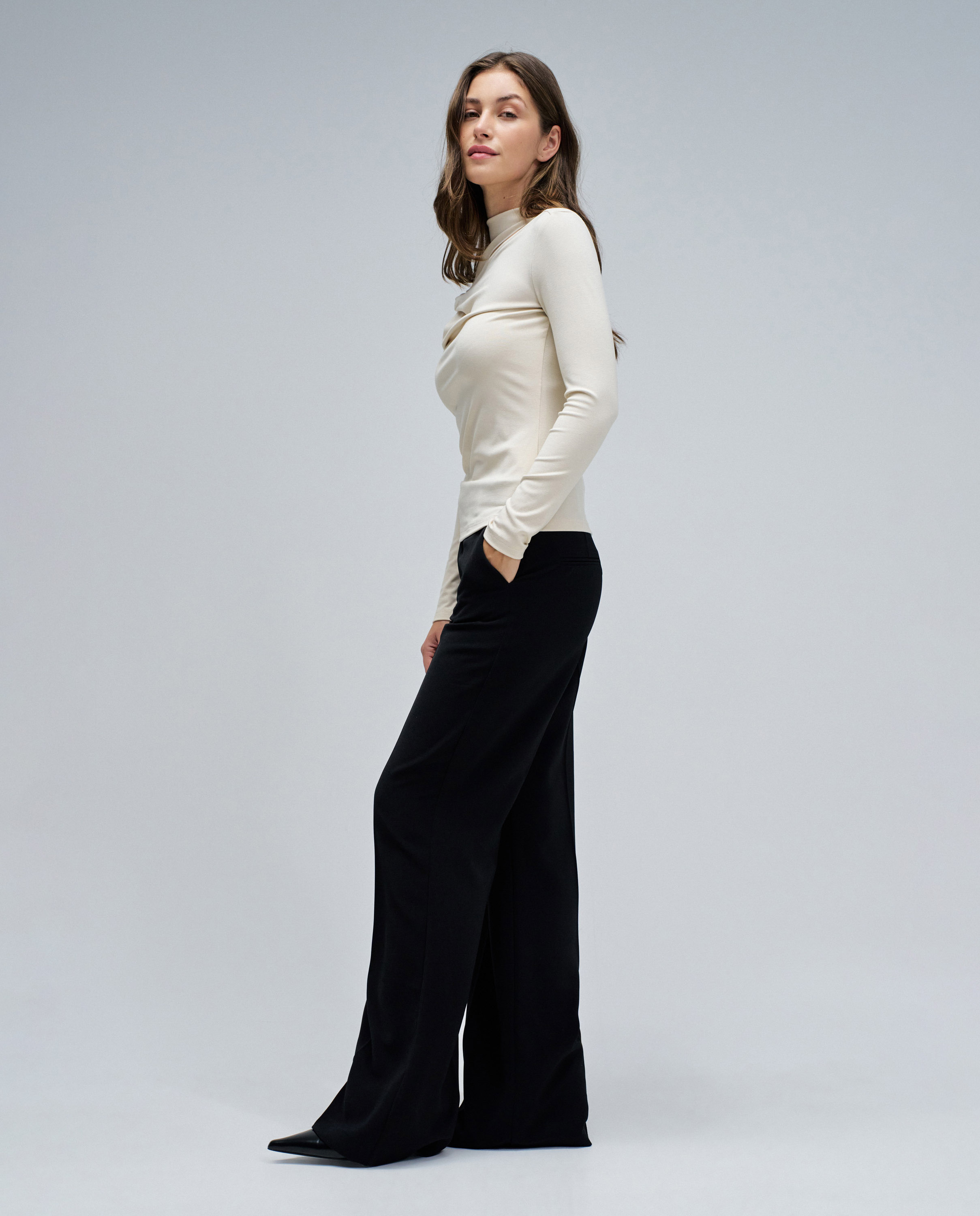 Jersey de mujer de media cuello - Salsa Jeans - Crudo Crudo-2