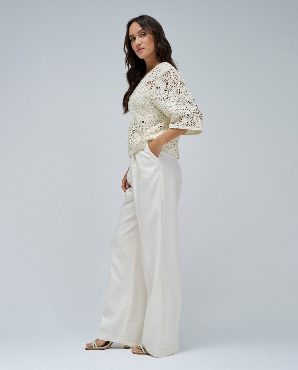 Sudadera de mujer de ganchillo · Salsa Jeans · El Corte Inglés