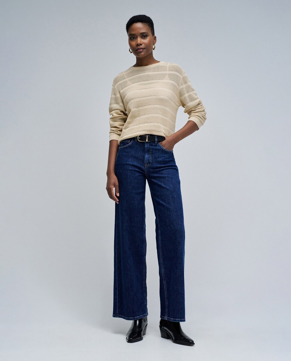 Jersey de mujer de punto con brillo · Salsa Jeans · El Corte Inglés