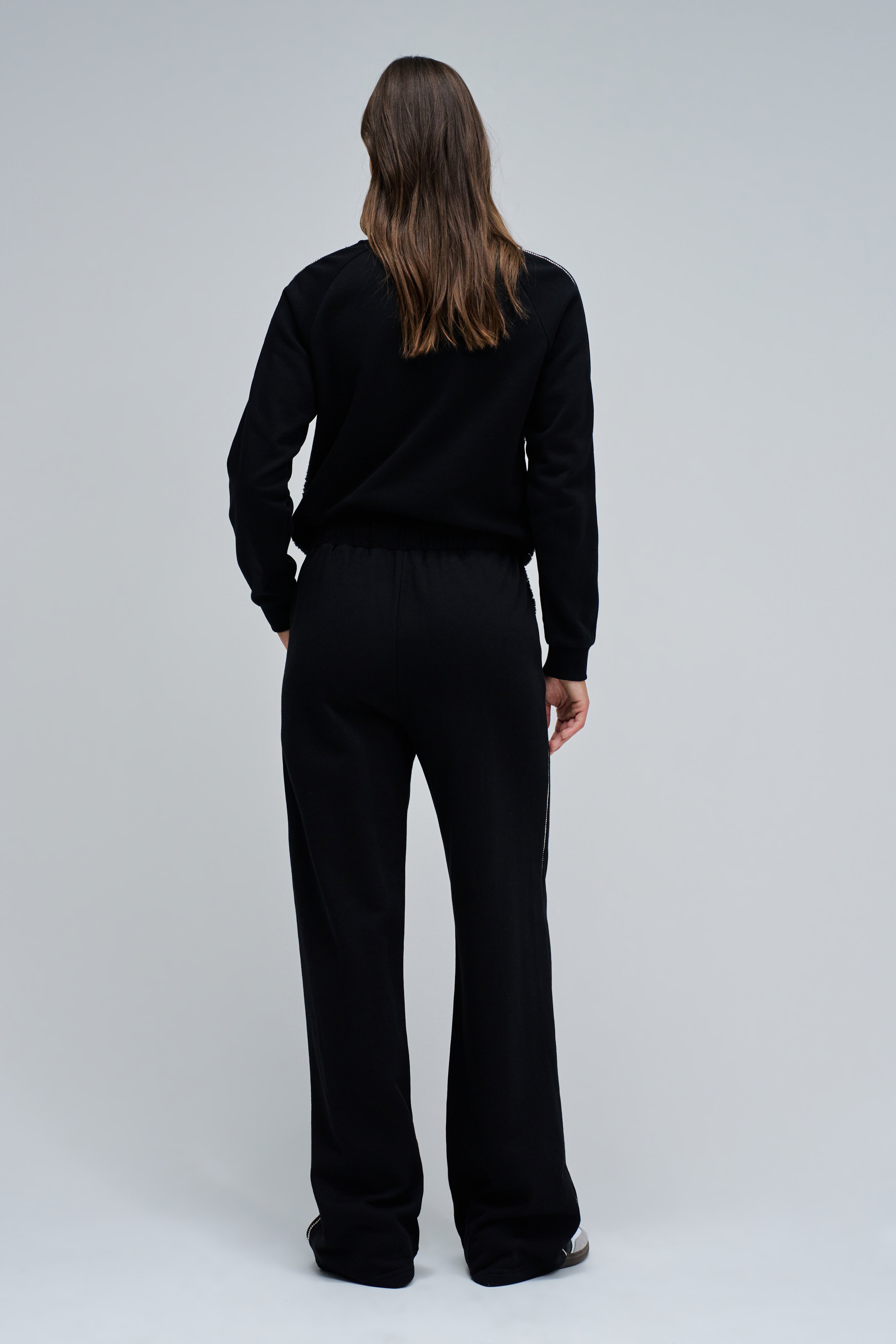 Pantalones de mujer joggers de tela - Salsa Jeans - Negro Negro-3
