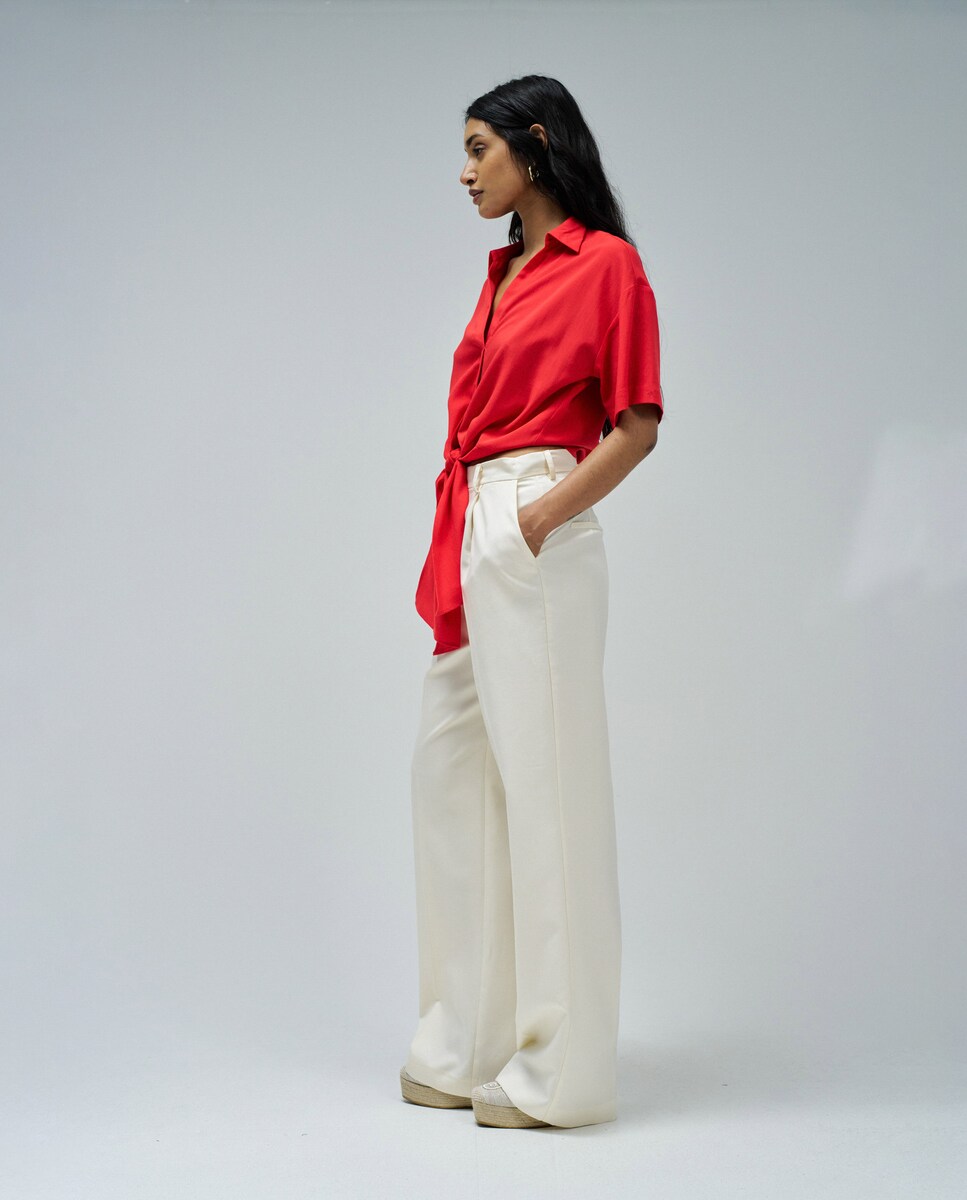 Salsa Blusa Roja Mujer El Corte Ingles El Corte Inglés Blusas Y