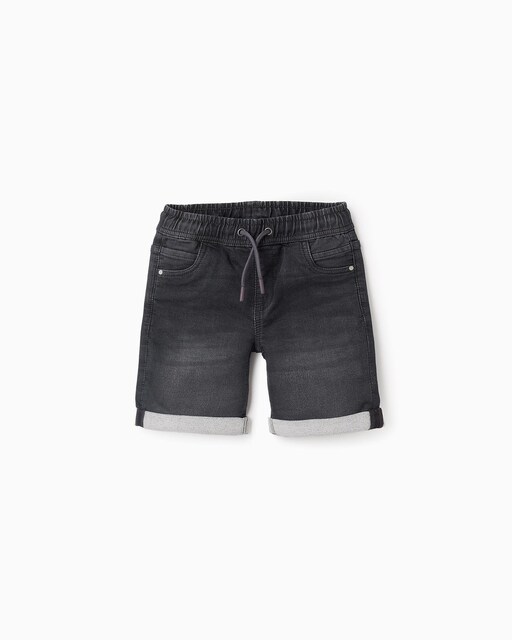 Imagen 0 de Bermuda de niño denim con cintura elástica