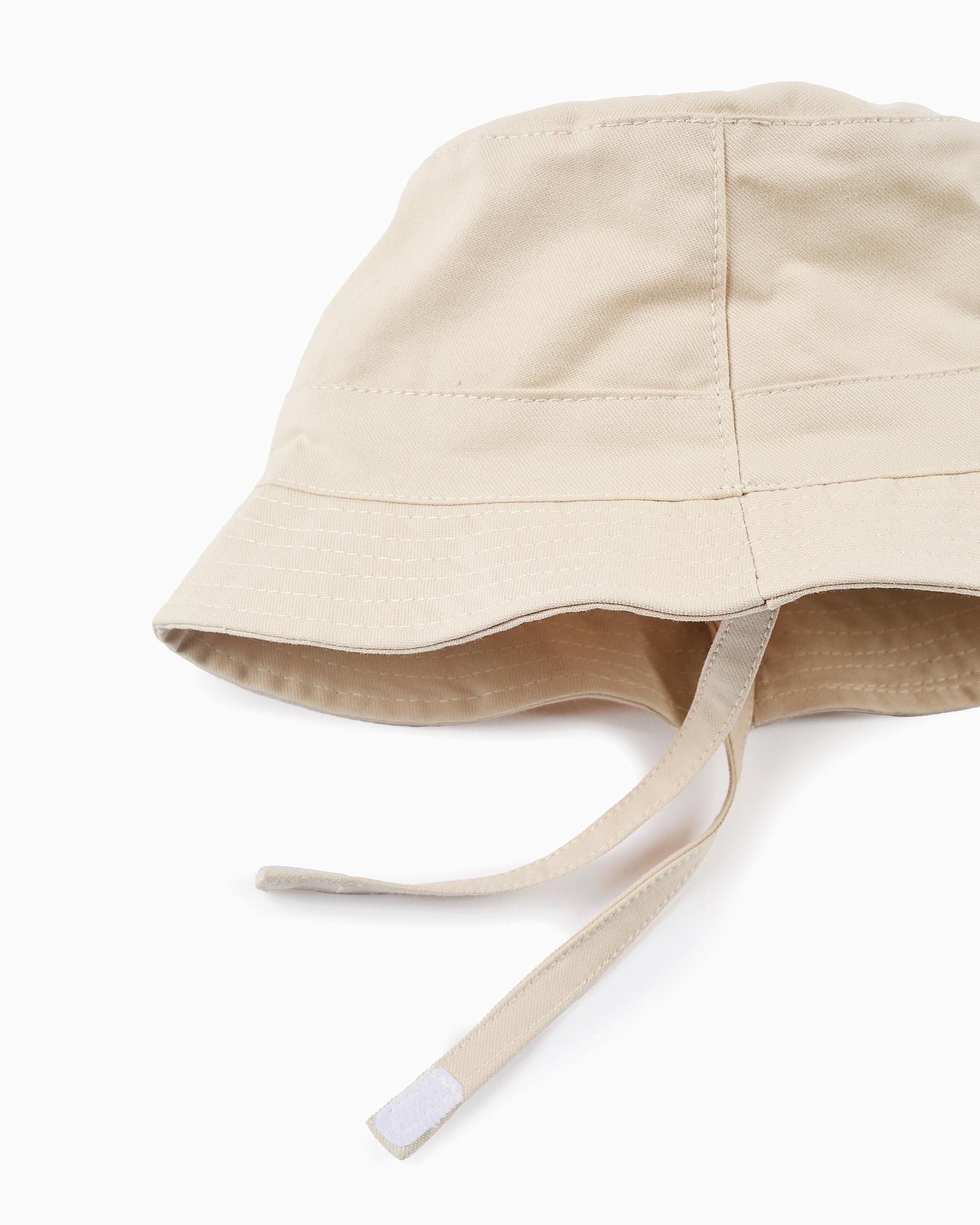 Imagen 2 de Sombrero de niño de sarga liso - Zippy - Beige Beige
