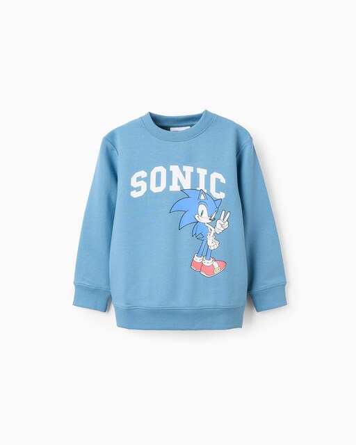 Imagen 0 de Sudadera de niño 100% algodón motivo Sonic