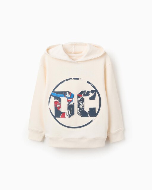 Imagen 0 de Sudadera de niño con capucha y estampado frontal y trasero