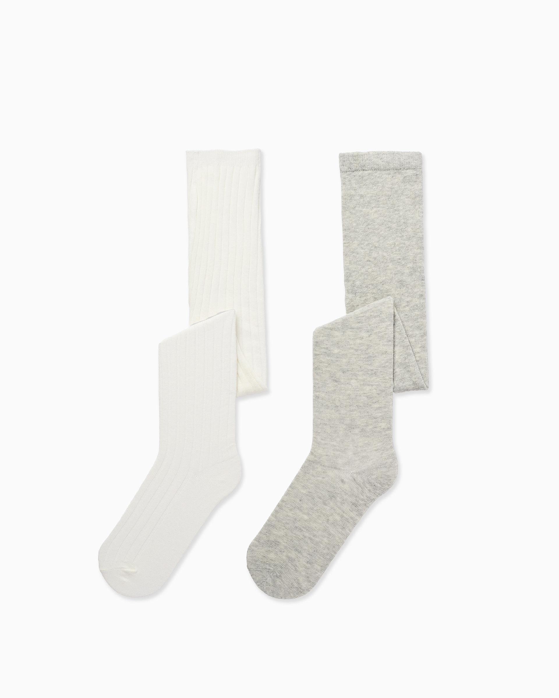 Pack de 2 leotardos de niña con cintura elástica cómoda - Zippy - Multicolor Multicolor-1