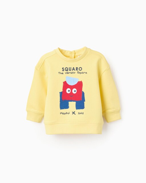 Imagen 0 de Sudadera de bebé 100% algodón con estampado
