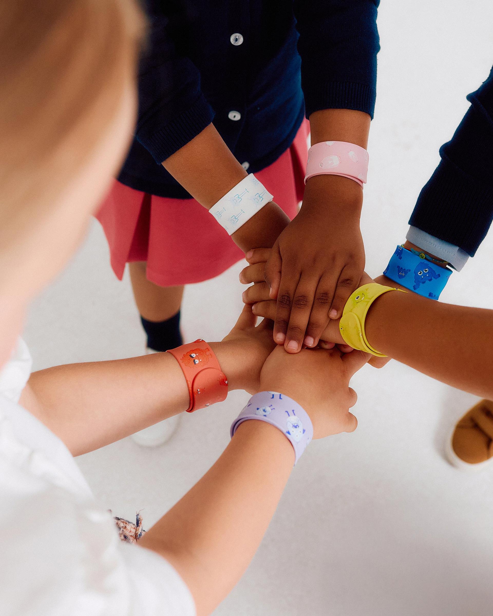 Pack pulseras de niños de silicona con motivo de emociones - Zippy - Multicolor Multicolor-2