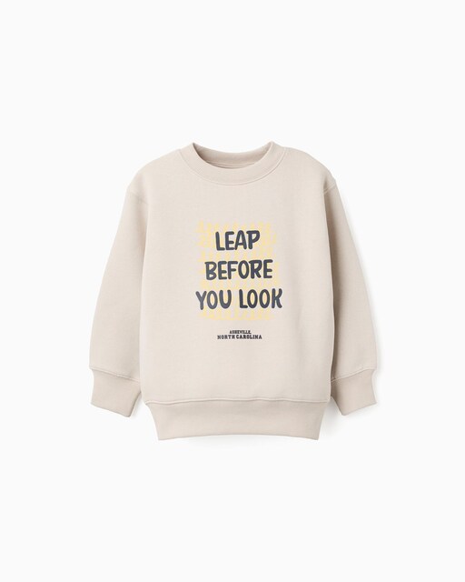 Imagen 0 de Sudadera de niño perchada con estampado