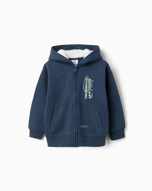 Imagen 0 de Sudadera de niño perchada con capucha y estampado