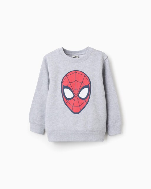 Imagen 0 de Sudadera de niño perchada motivo Spiderman