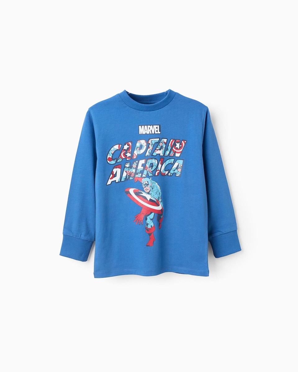 Camiseta de niño 100% algodón con estampado Marvel · Zippy · El