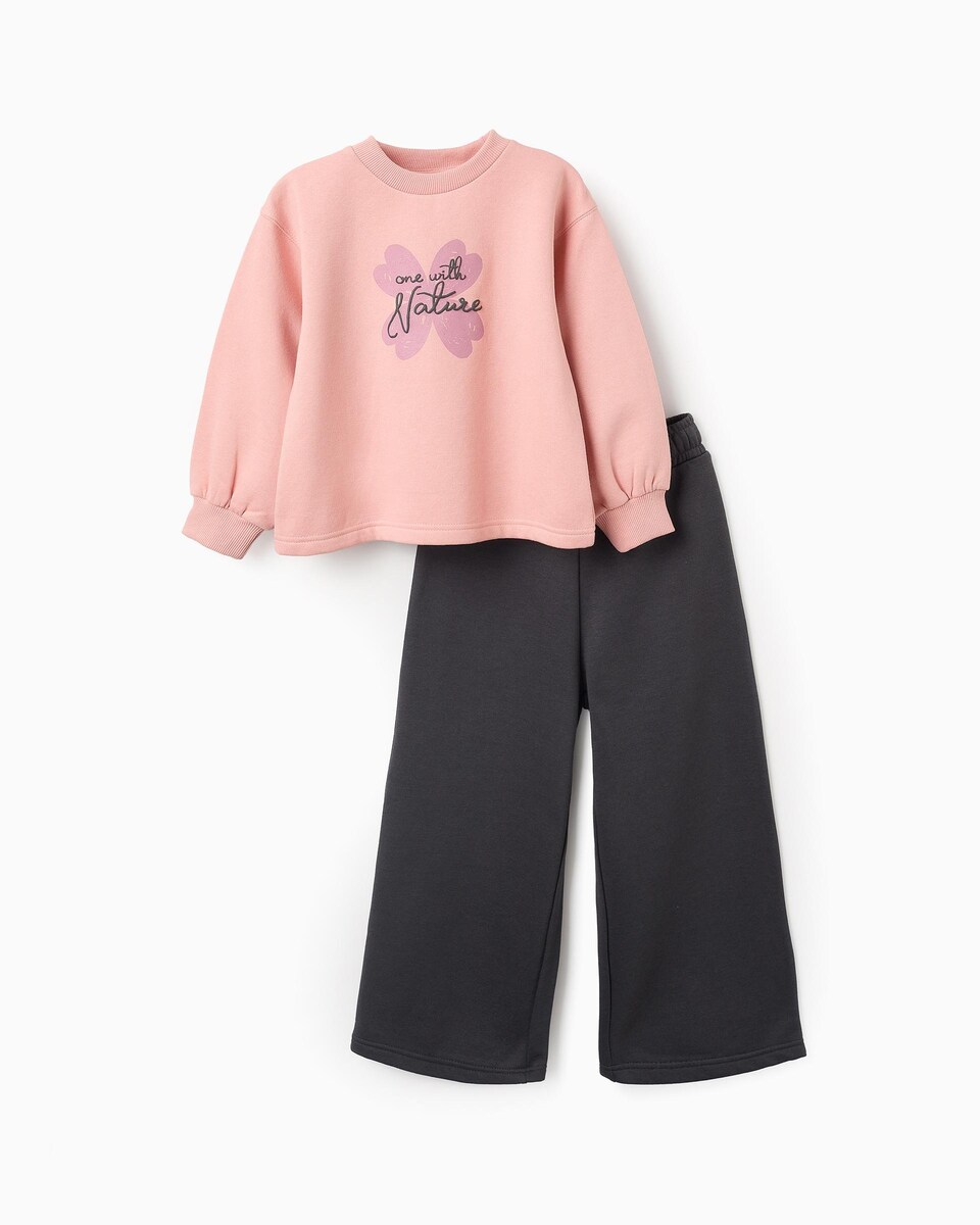 Chándal de niña de manga larga en rosa · Zippy · El Corte Inglés