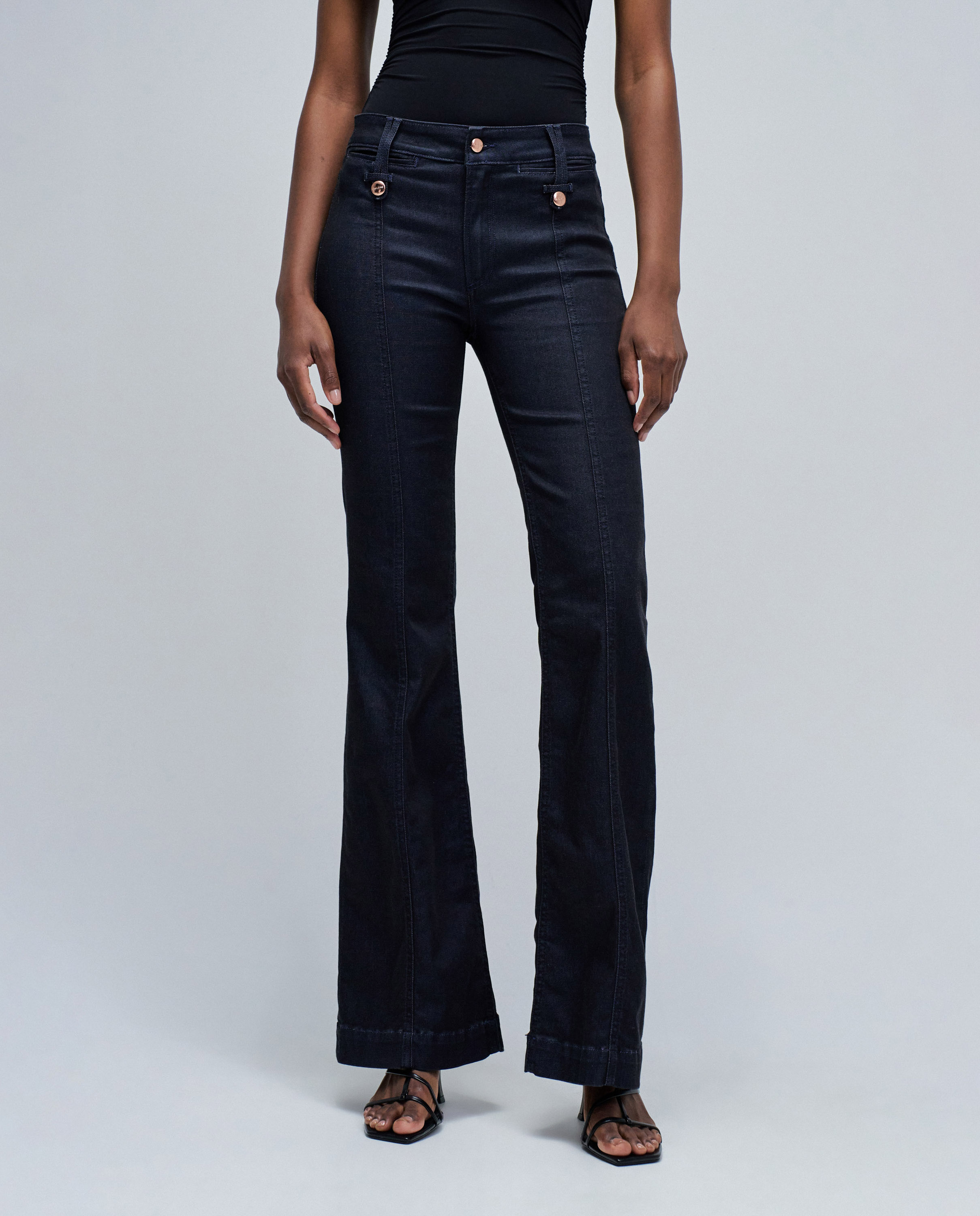 Vaqueros de mujer destiny push up flare - Salsa Jeans - Azul Azul-5