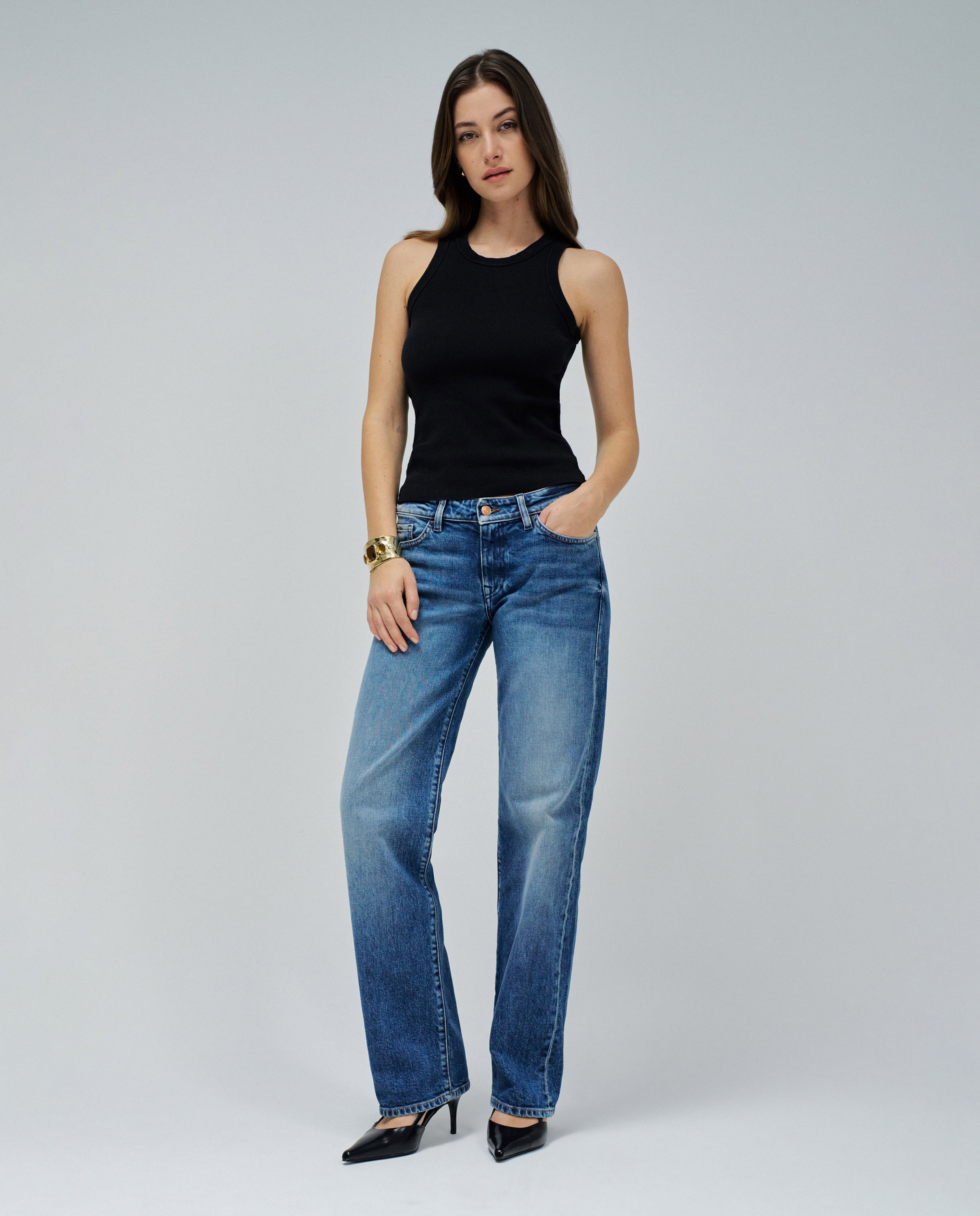Salsa Jeans - Vaquero de mujer Low Rise straight de tiro bajo.
