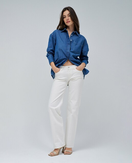 Imagen 0 de Vaquero de mujer Low Rise straight de tiro bajo