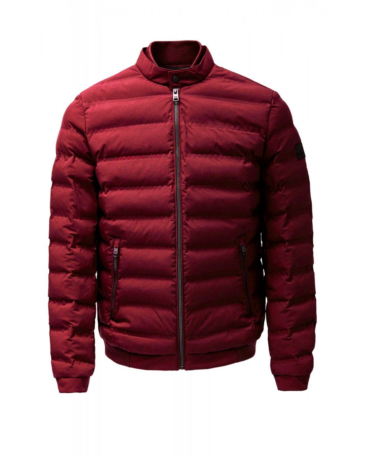Abrigo acolchado con bolsillos de hombre - Salsa Jeans - Rojo Rojo-6