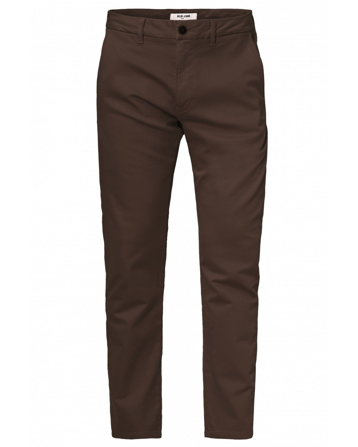 Pantalones chino s-activ de hombre - Salsa Jeans - Marrón oscuro Marrón oscuro-6