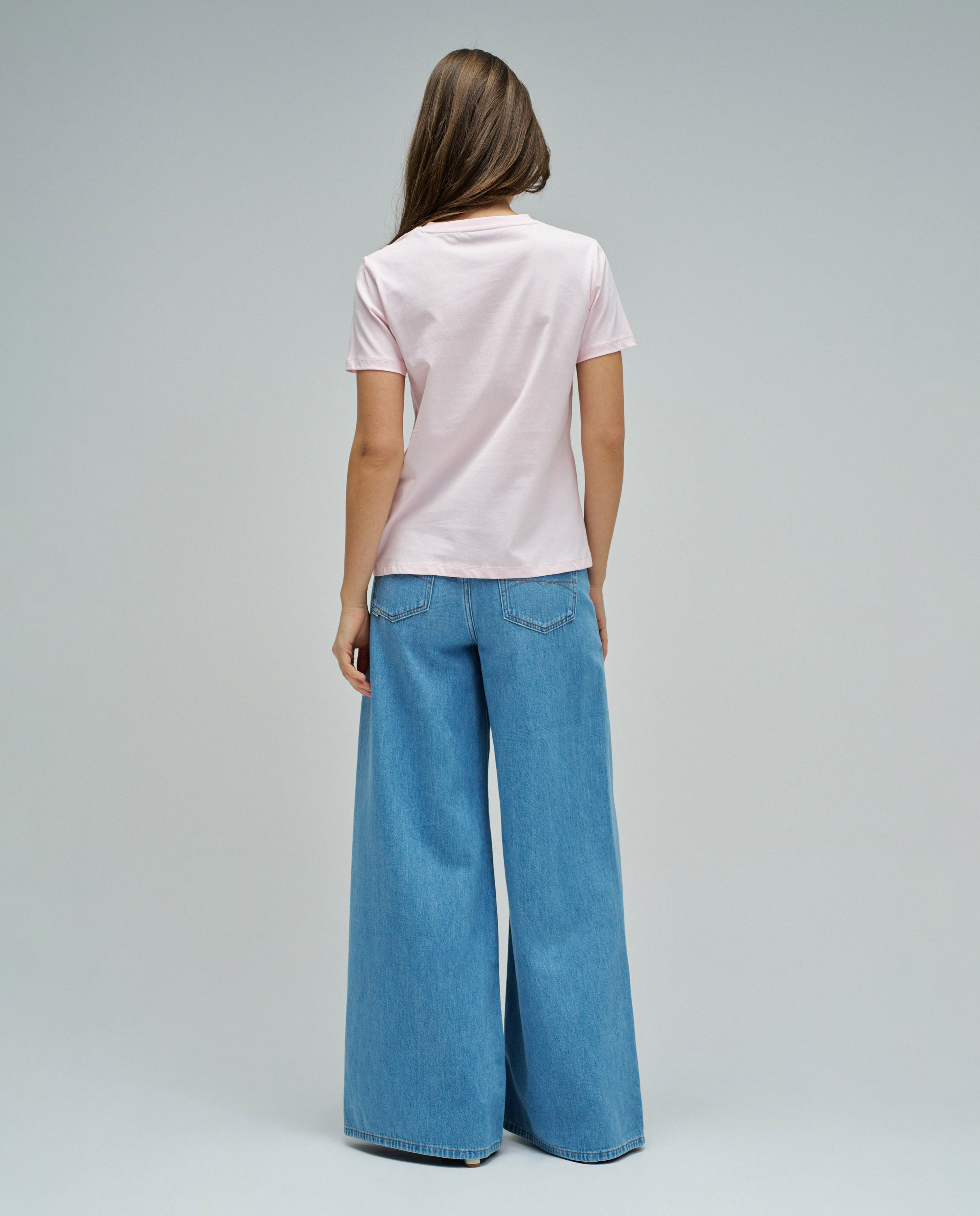Camiseta con branding de mujer - Salsa Jeans - Rosa Rosa-3