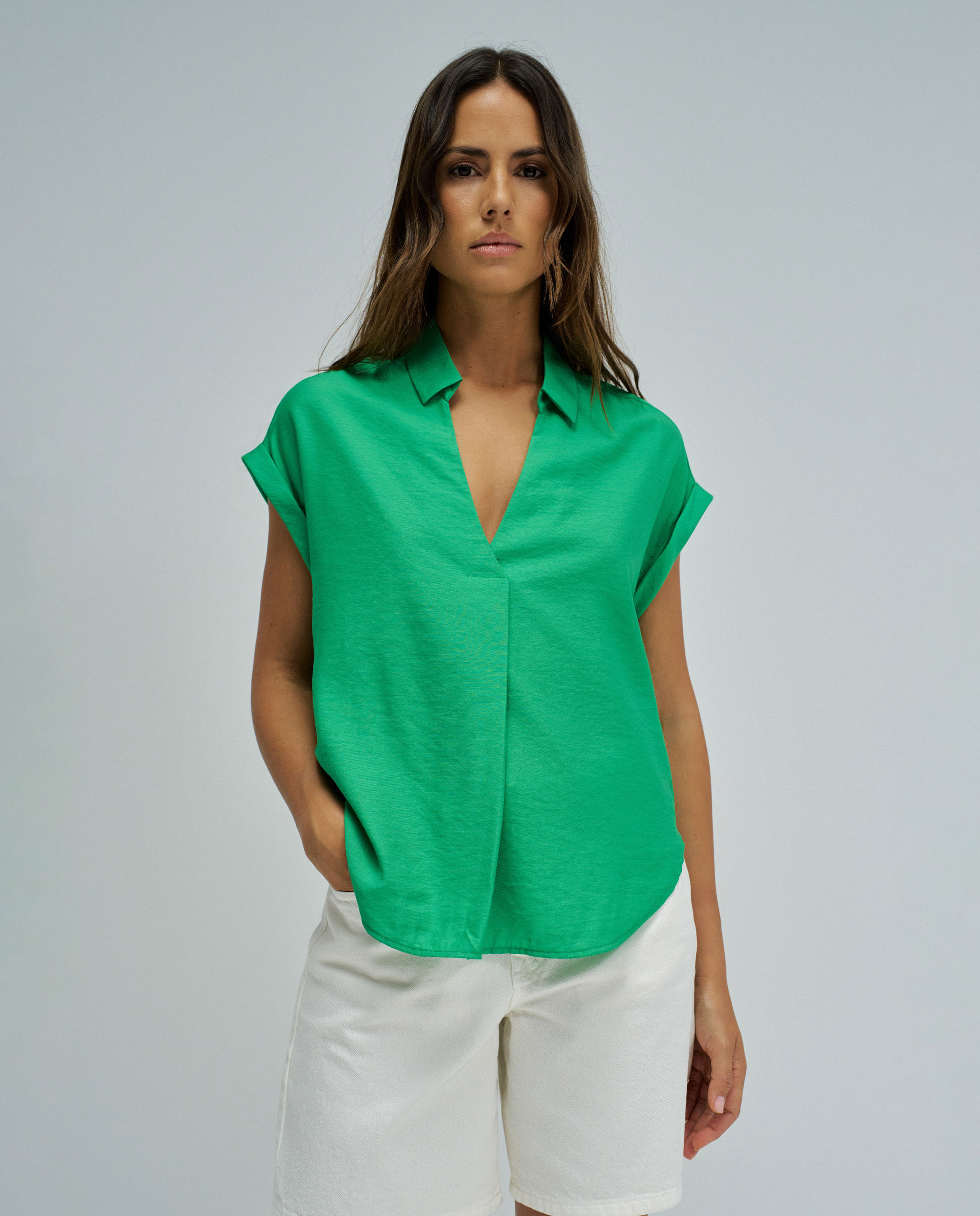 Salsa Jeans - Camisa básica de mujer.
