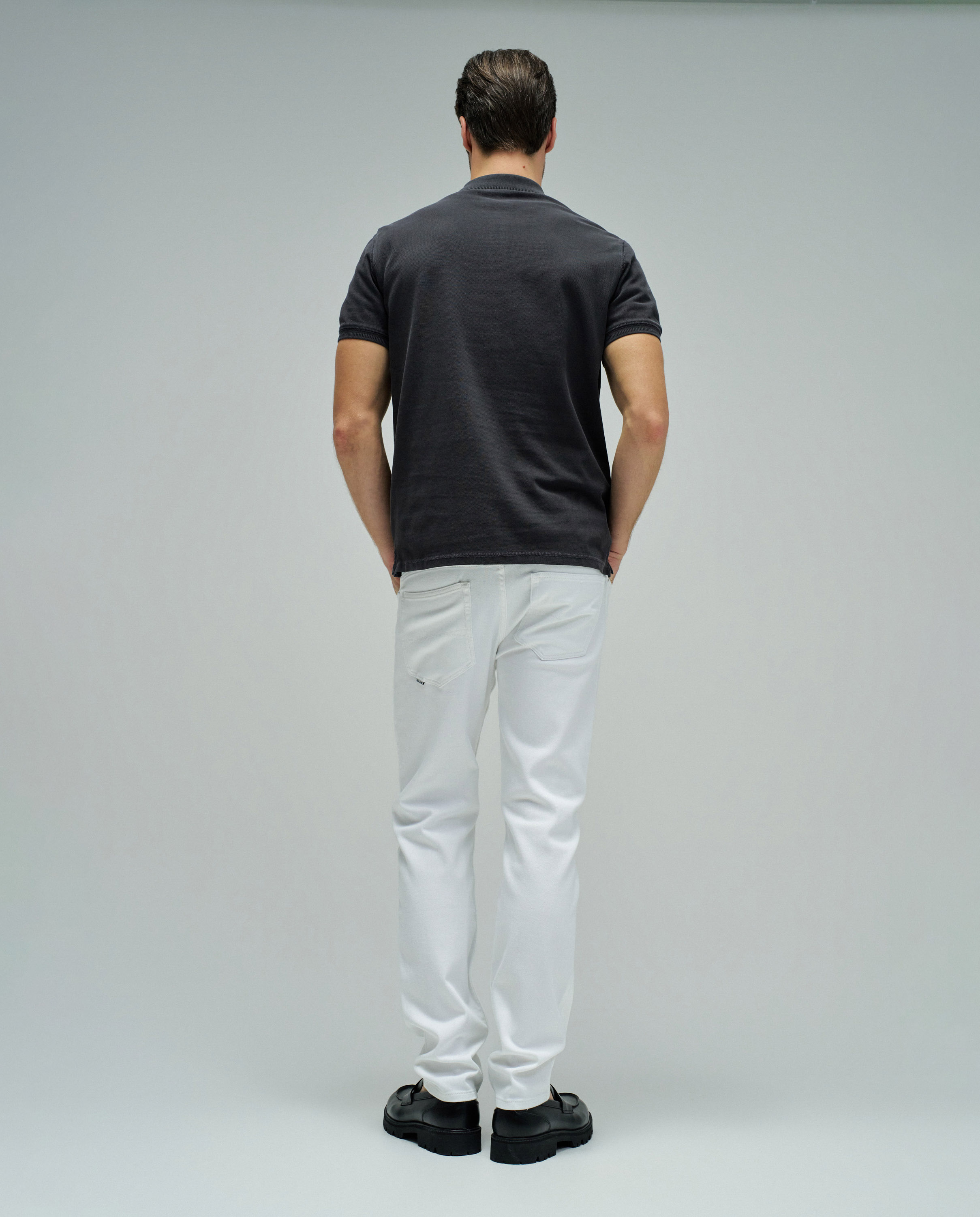 Polo con branding de hombre - Salsa Jeans - Gris Gris-3