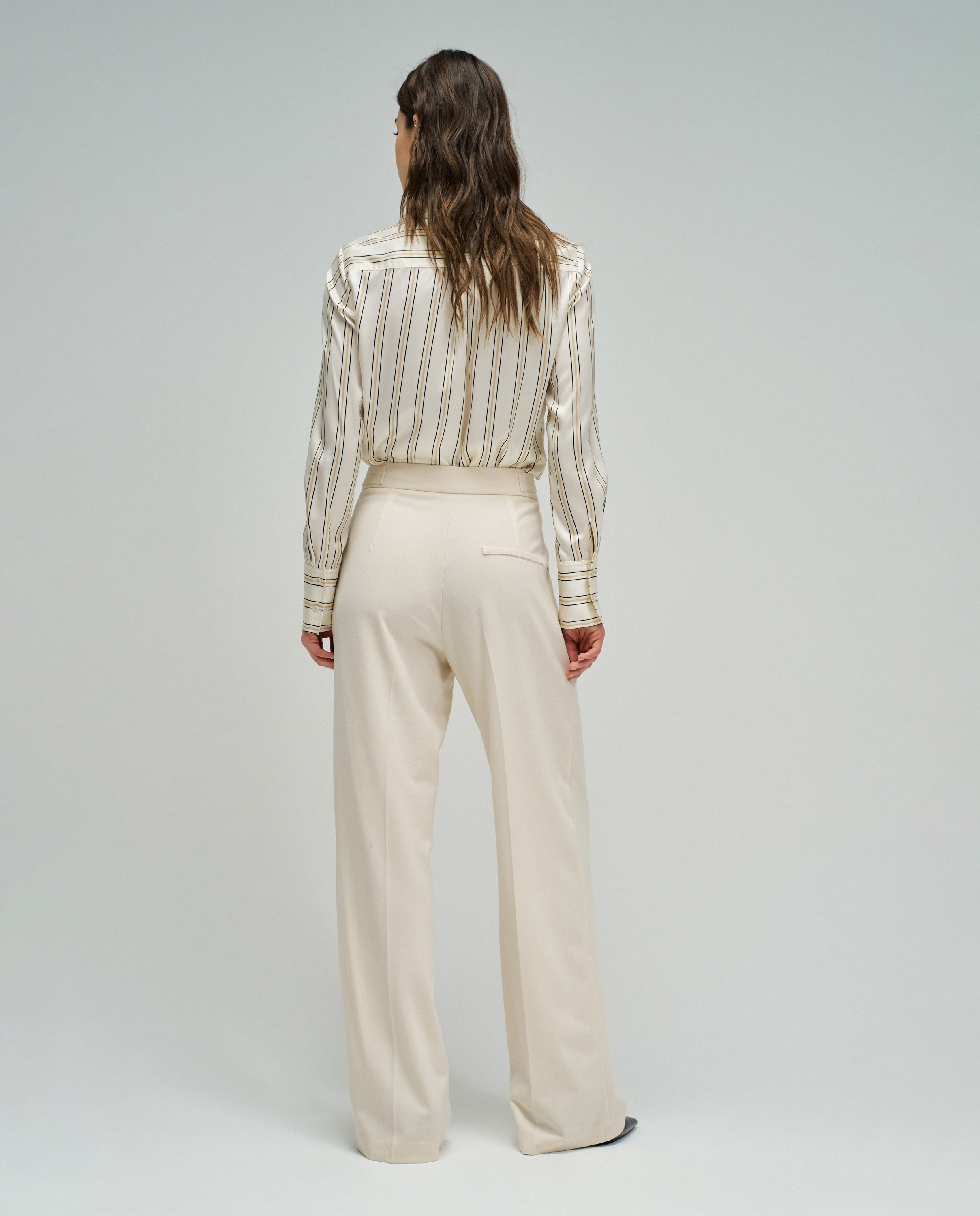 Pantalones rectos de mujer de pierna straight Beige Salsa Jeans Beige-3