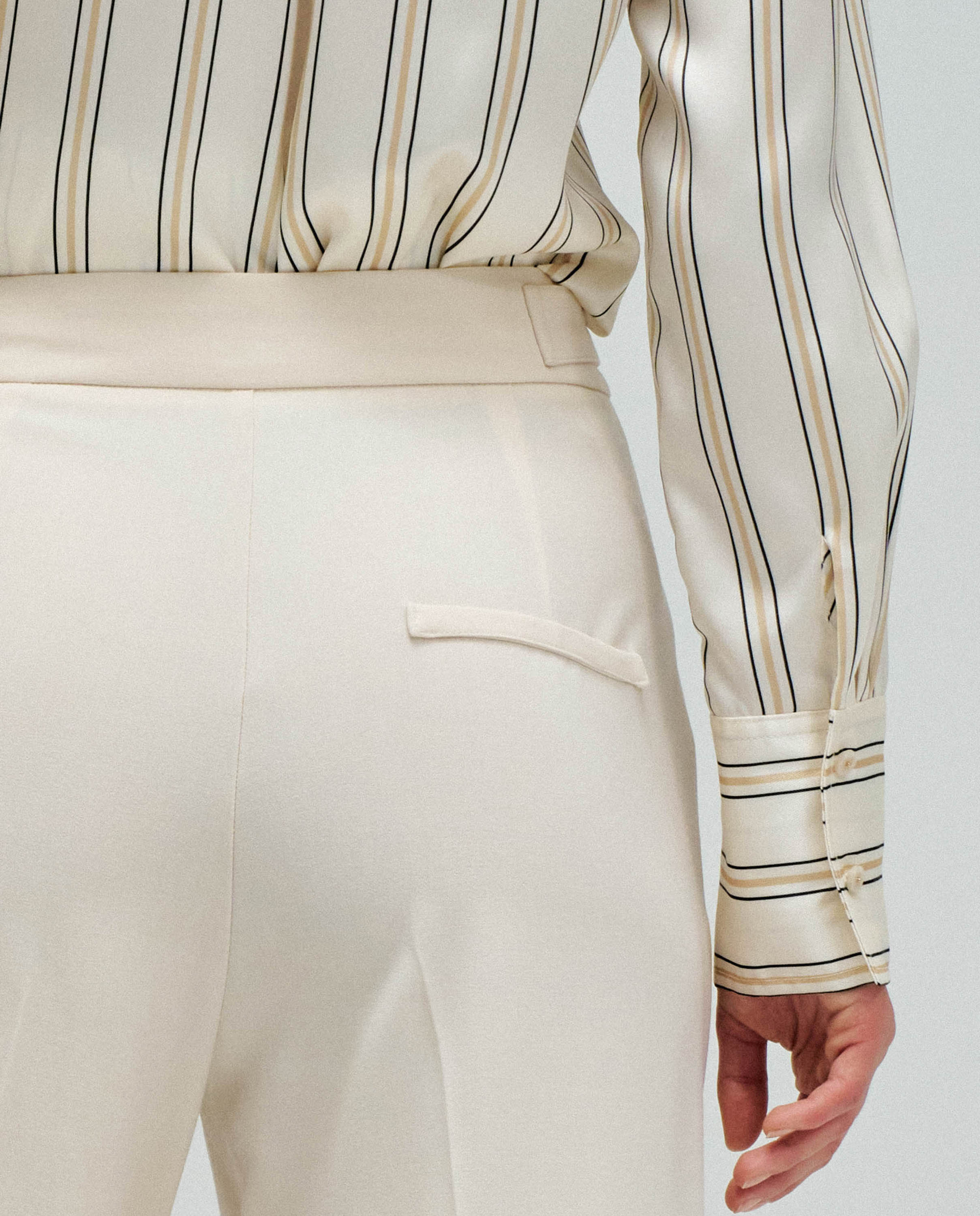 Pantalones rectos de mujer de pierna straight Beige Salsa Jeans Beige-4