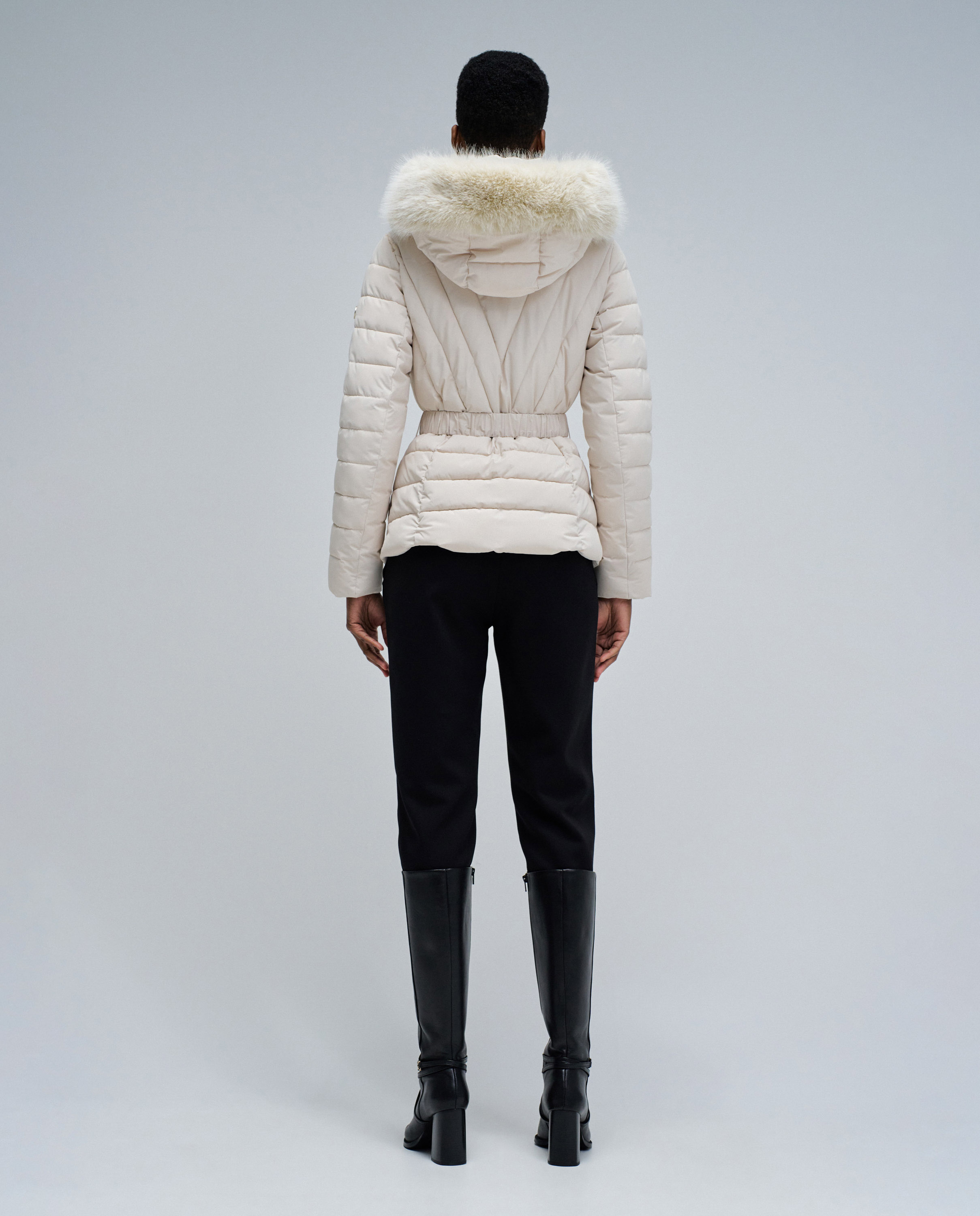 Abrigo de mujer acolchado jackie - Salsa Jeans - Natural Natural-3