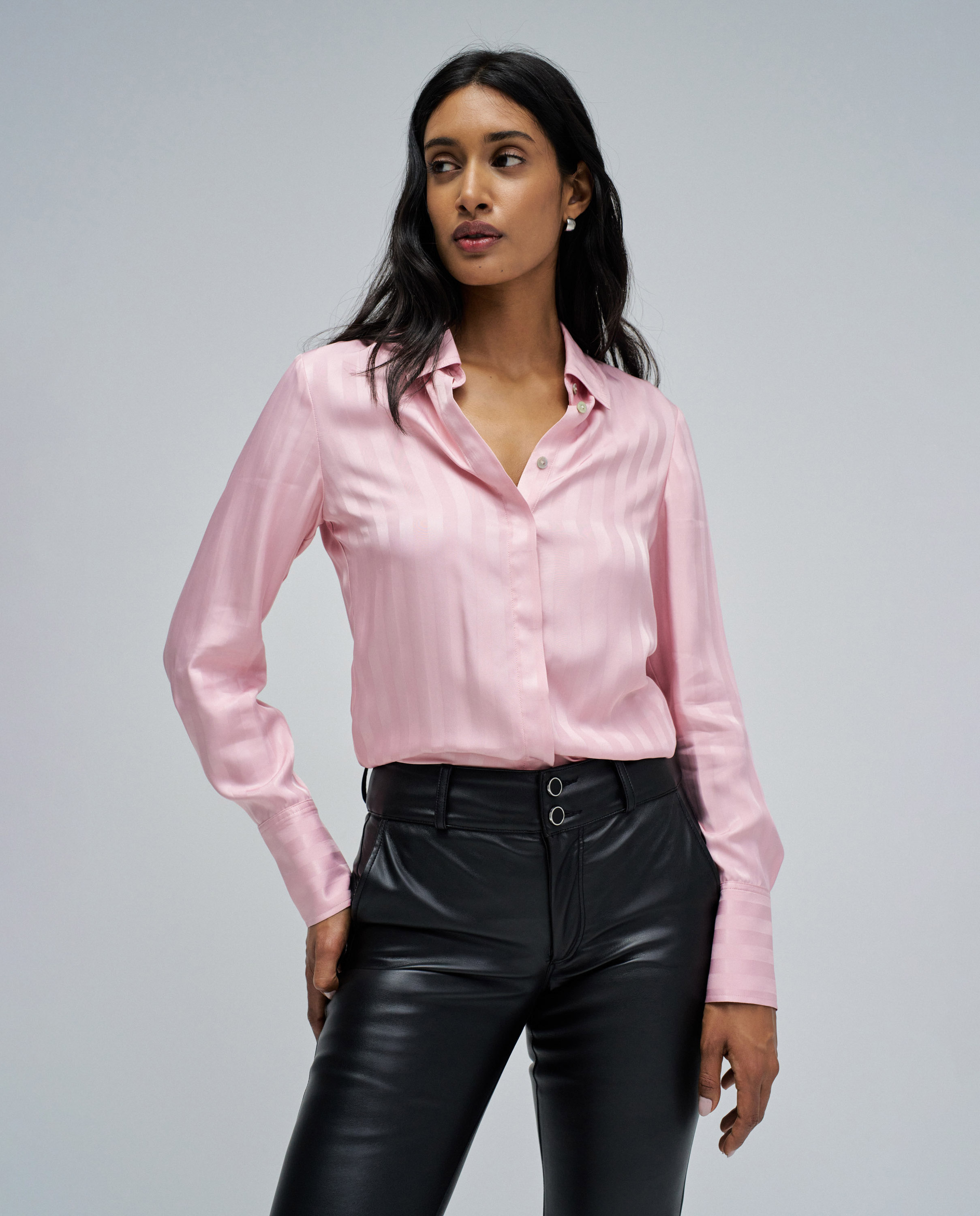Camiseta de mujer con encaje - Salsa Jeans - Rosa Rosa-1