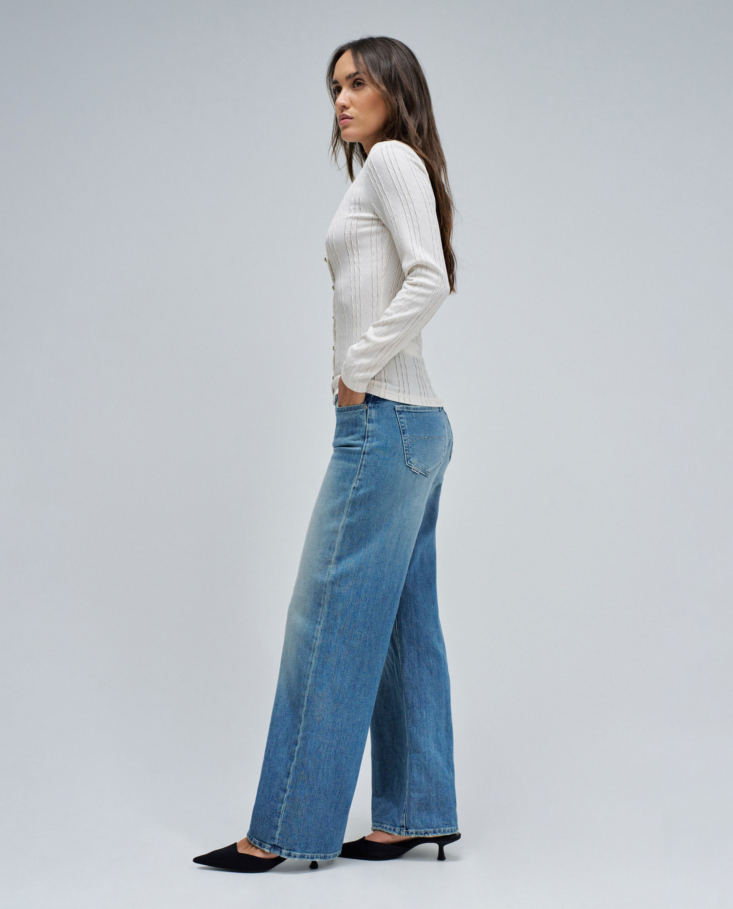 Jersey de mujer texturizado - Salsa Jeans - Natural Natural-2