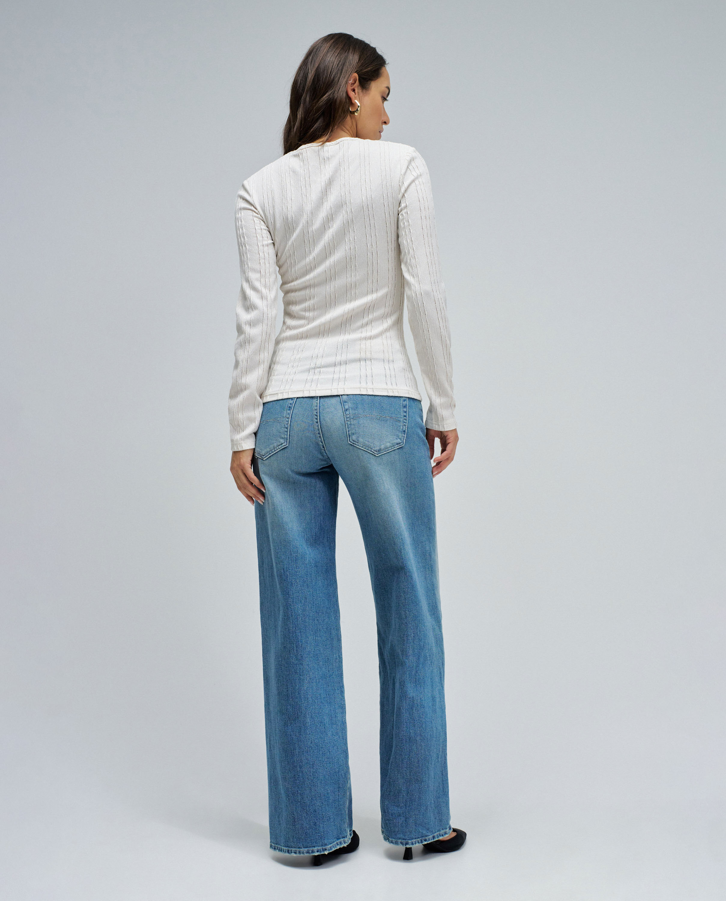 Jersey de mujer texturizado - Salsa Jeans - Natural Natural-3
