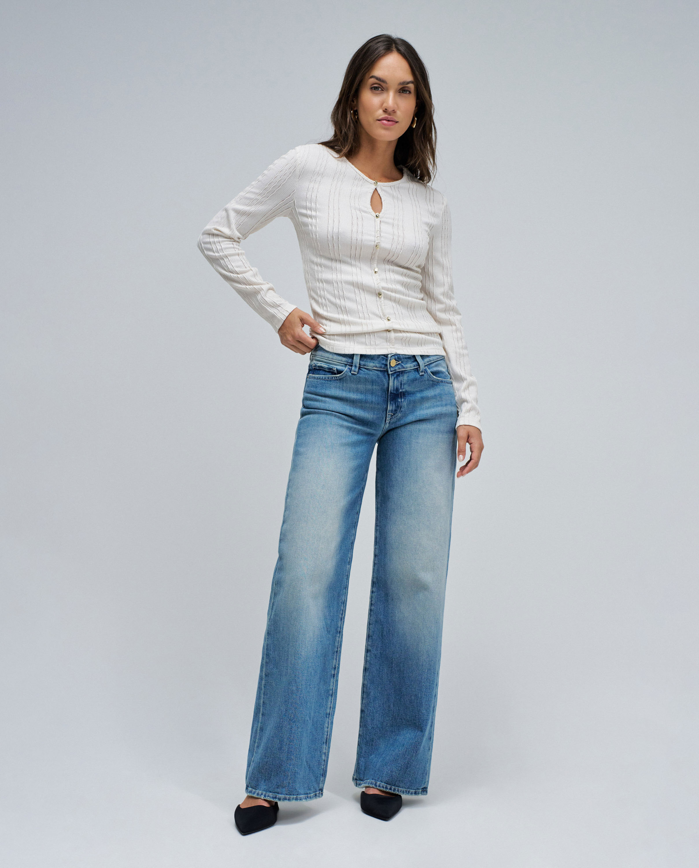 Jersey de mujer texturizado - Salsa Jeans - Natural Natural-5