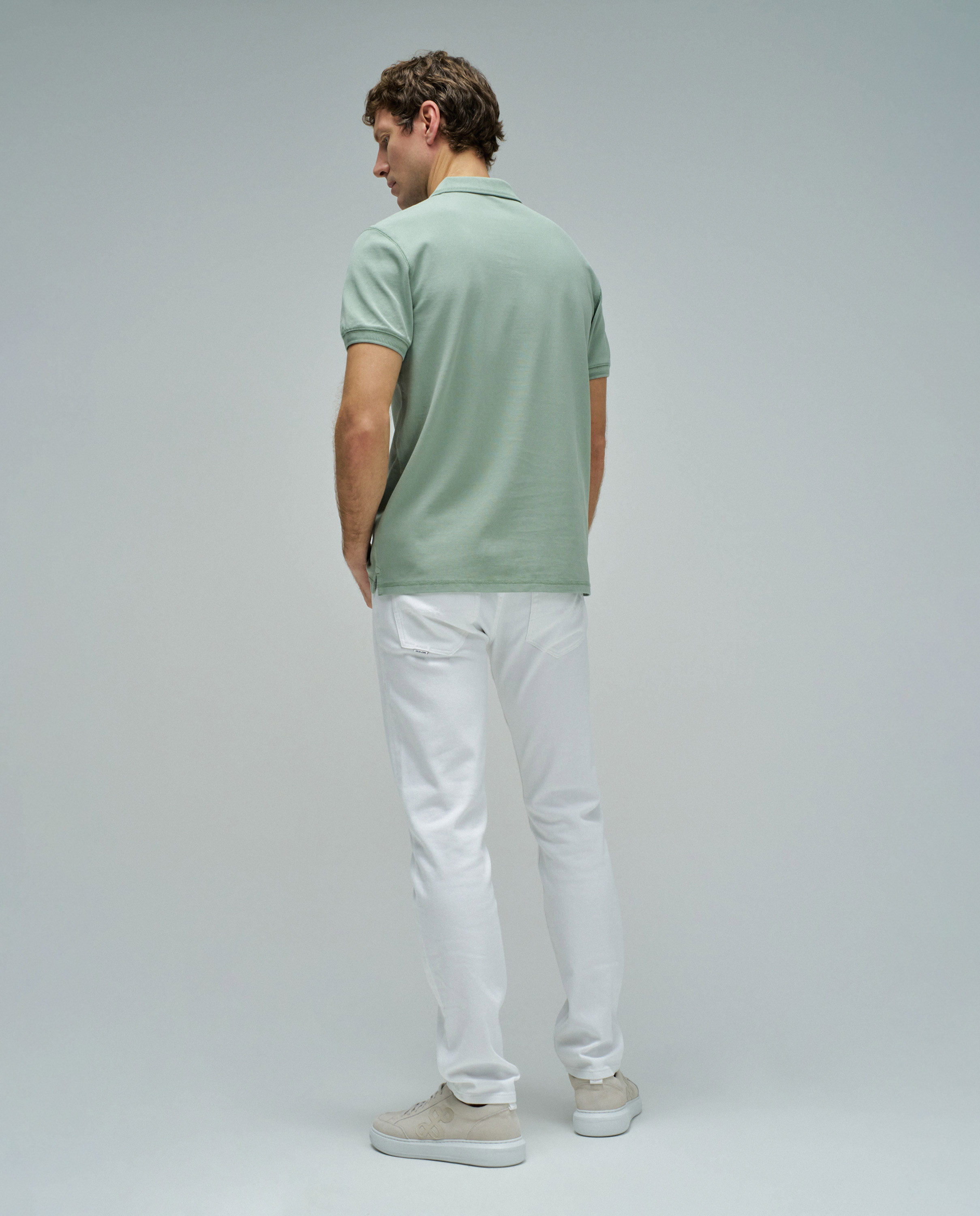 Polo con branding de hombre - Salsa Jeans - Verde Verde-3
