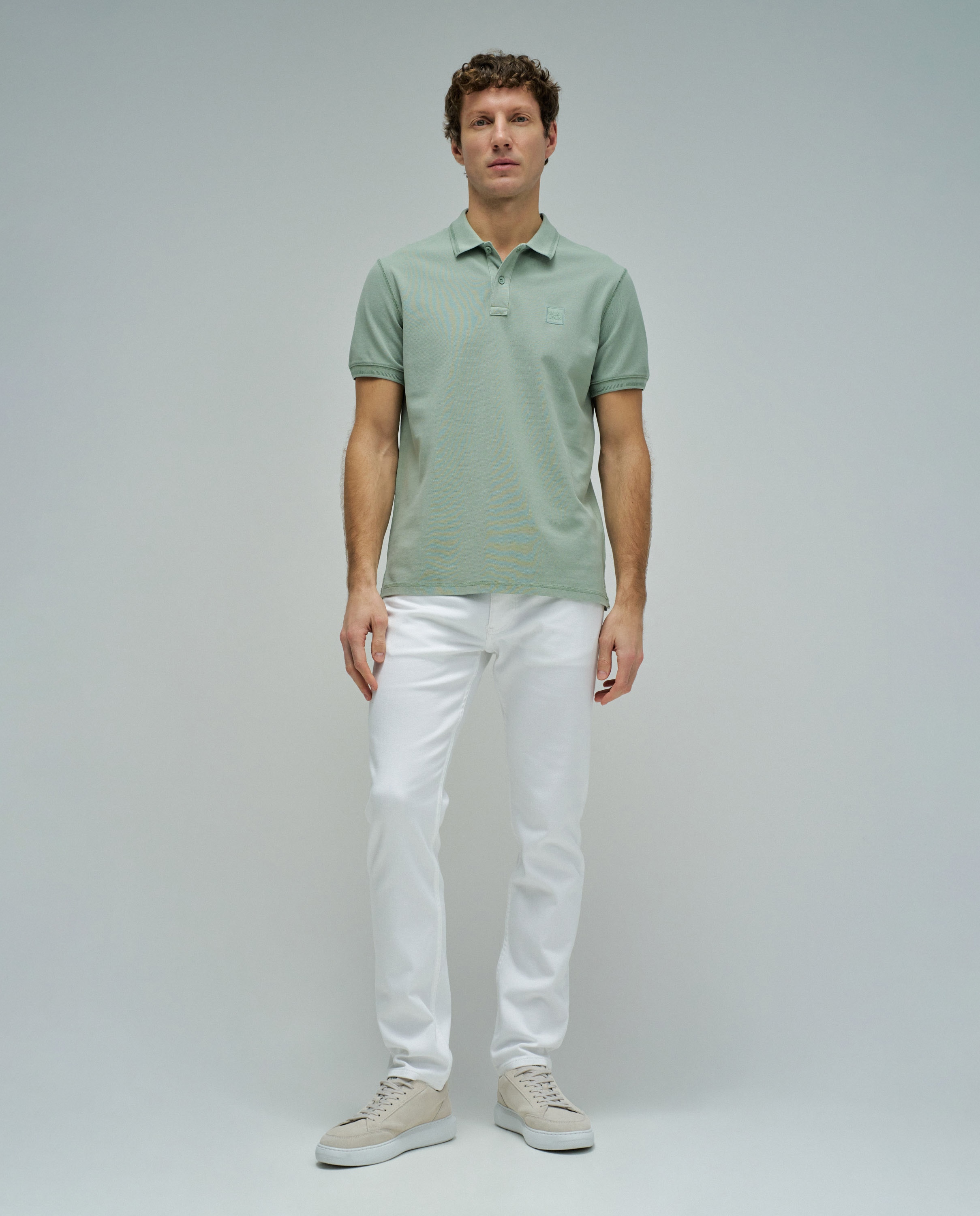 Polo con branding de hombre - Salsa Jeans - Verde Verde-5