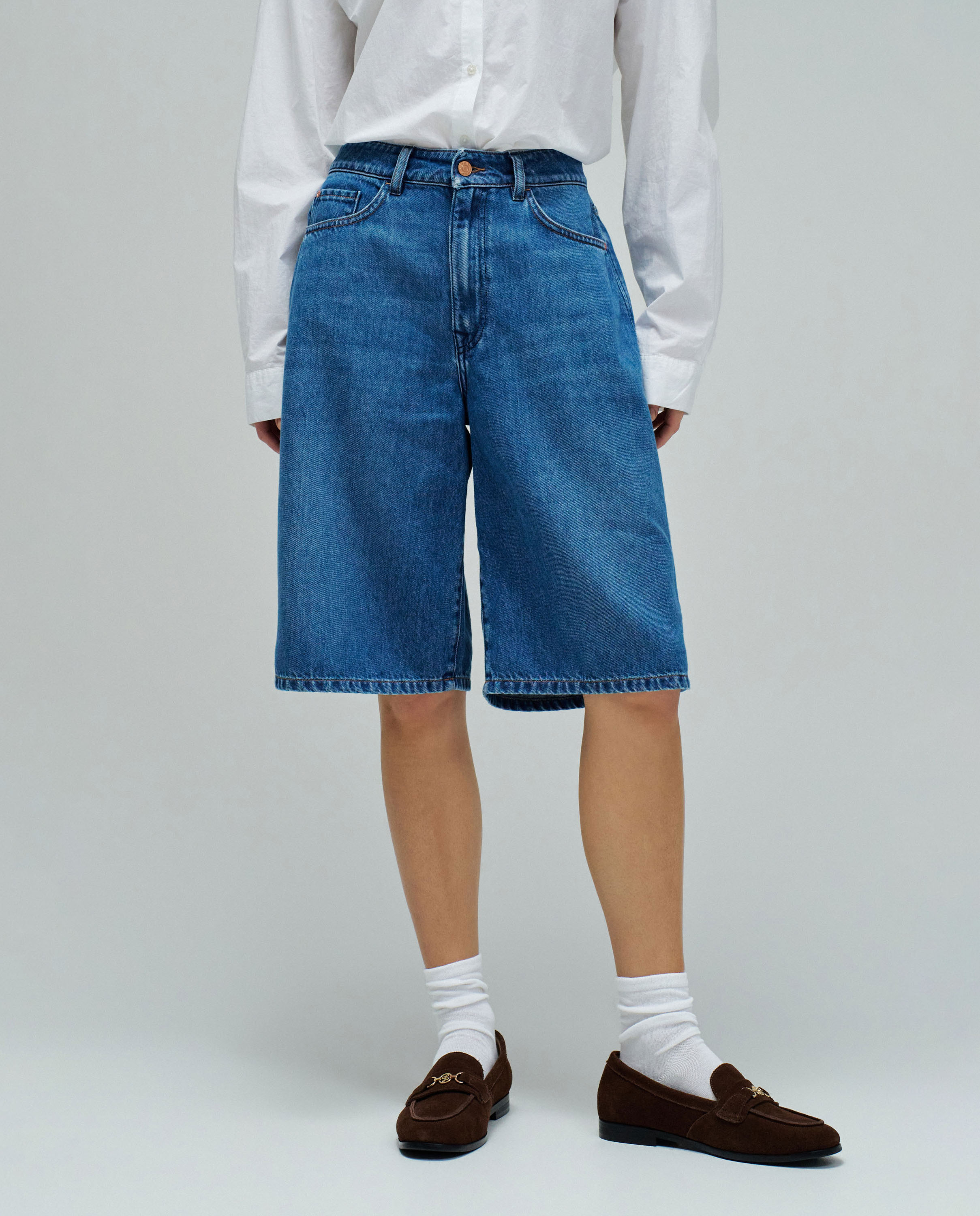 Bermudas de denim de mujer - Salsa Jeans - Azul Azul-5