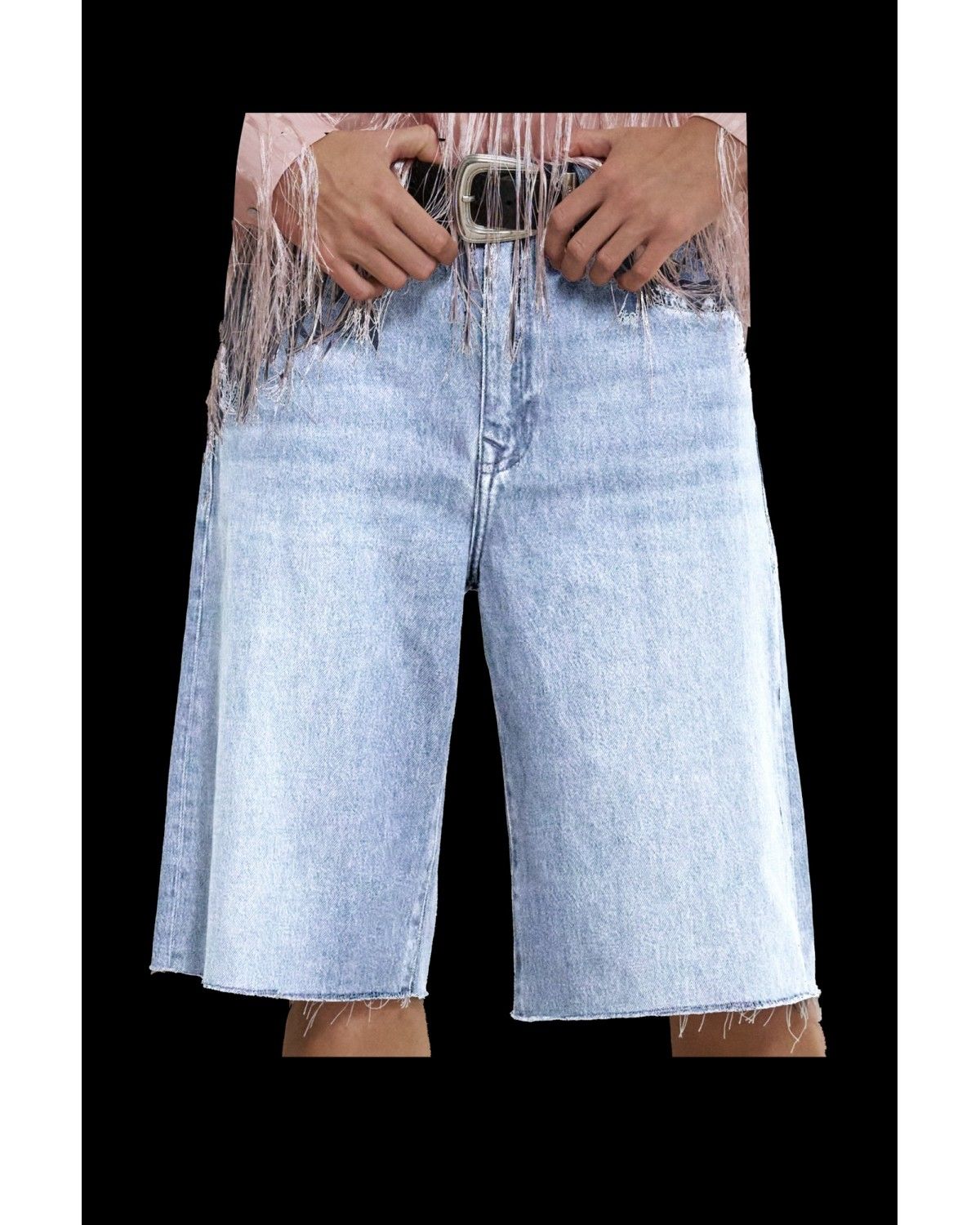 Bermudas de denim de mujer - Salsa Jeans - Azul Azul-6