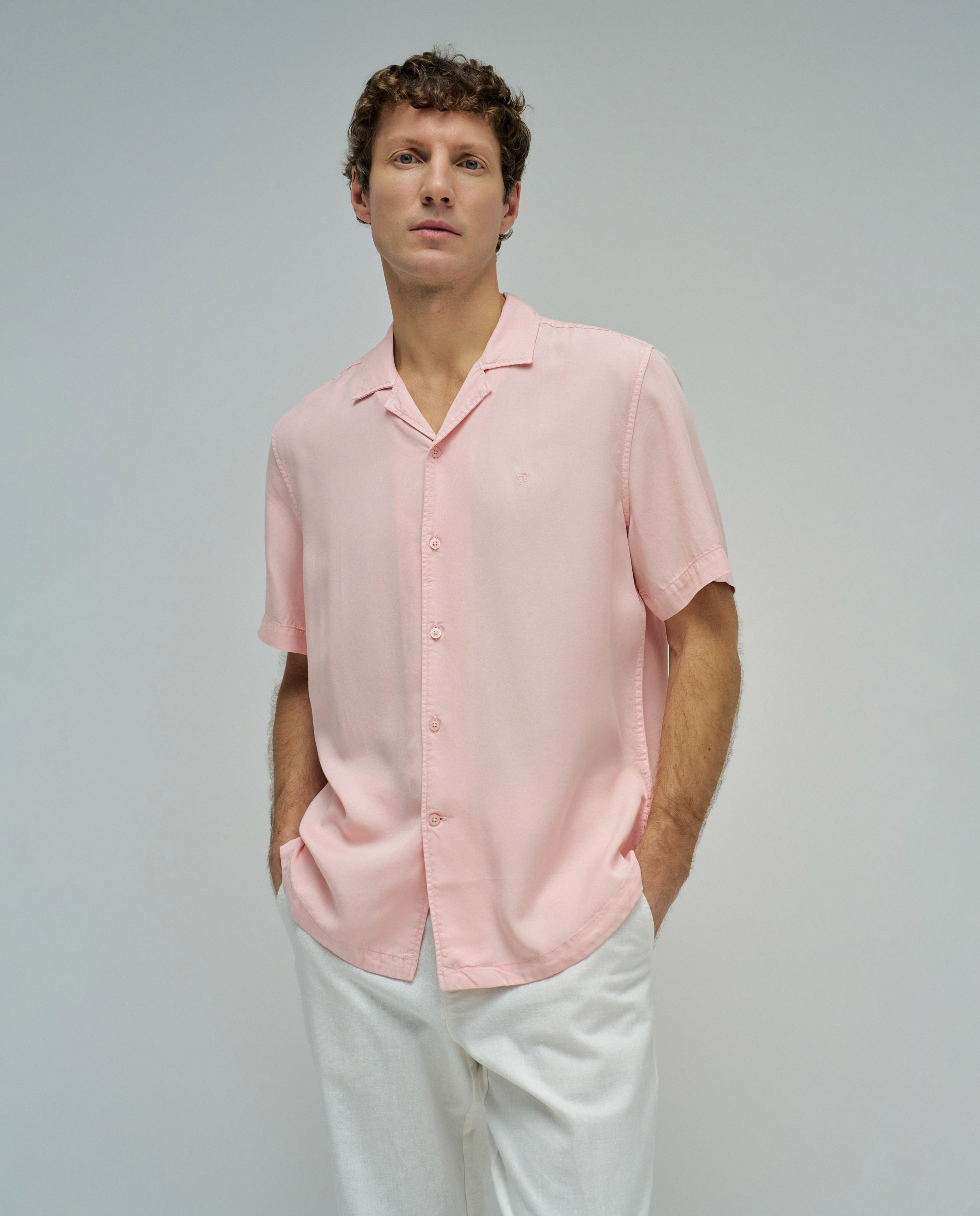 Salsa Jeans - Camisa en denim ligero de hombre.