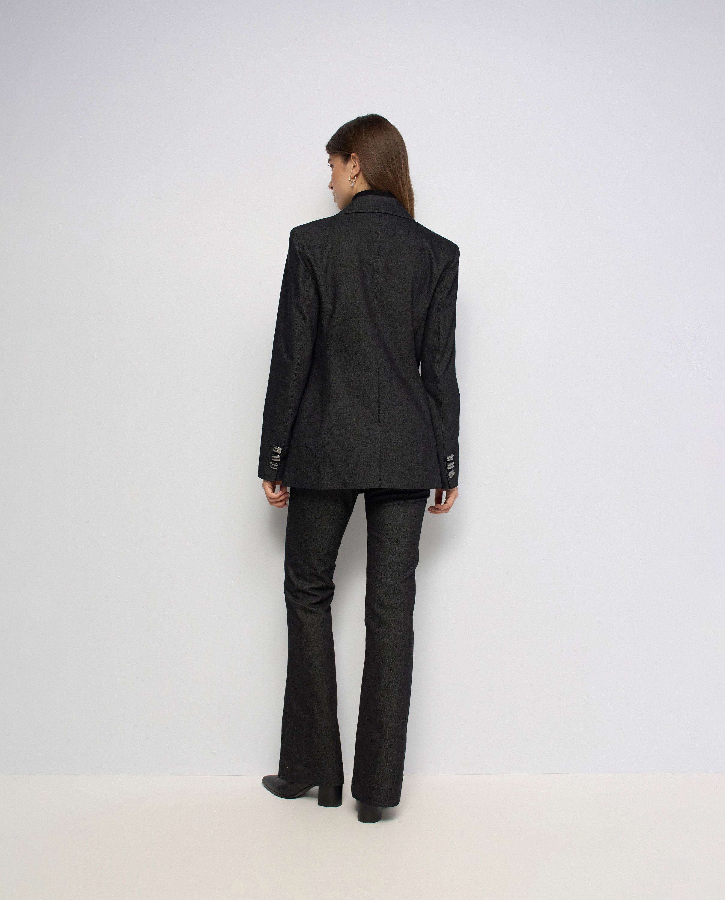 Blazer de denim de mujer - Salsa Jeans - Negro Negro-3
