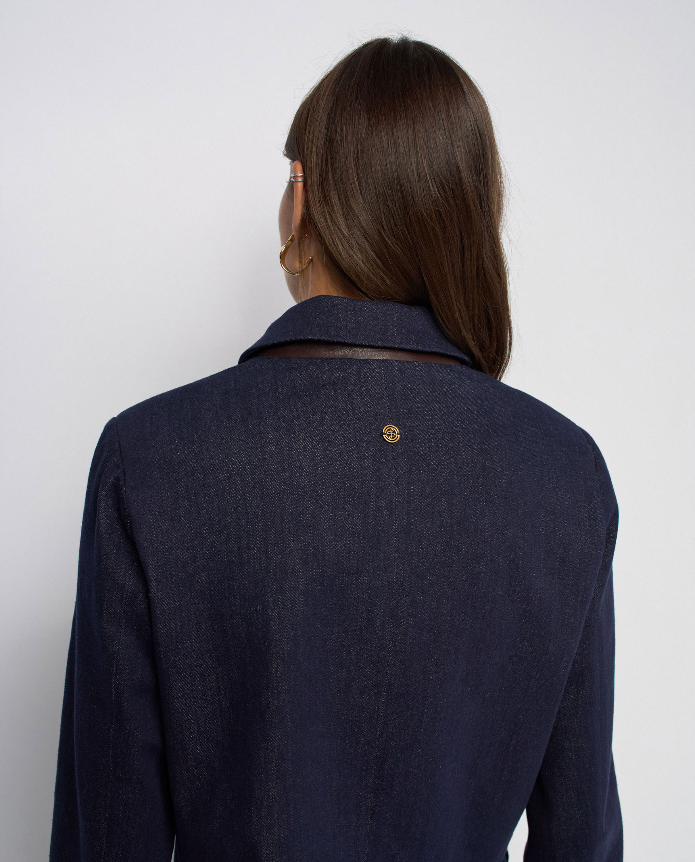 Chaqueta vaquera de mujer - Salsa Jeans - Azul Azul-4