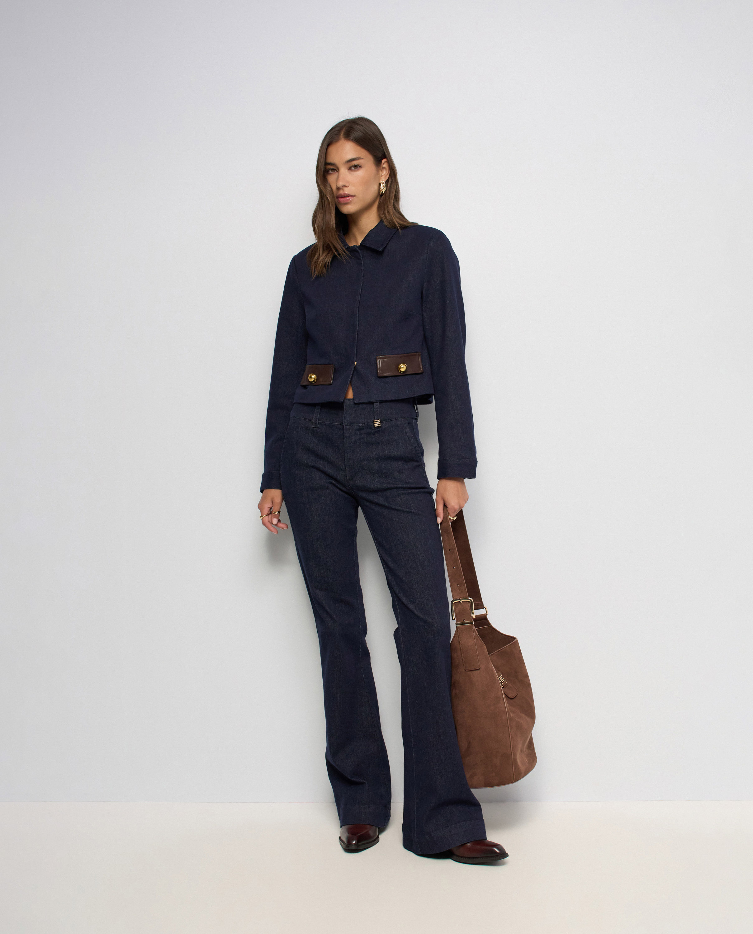 Chaqueta vaquera de mujer - Salsa Jeans - Azul Azul-5