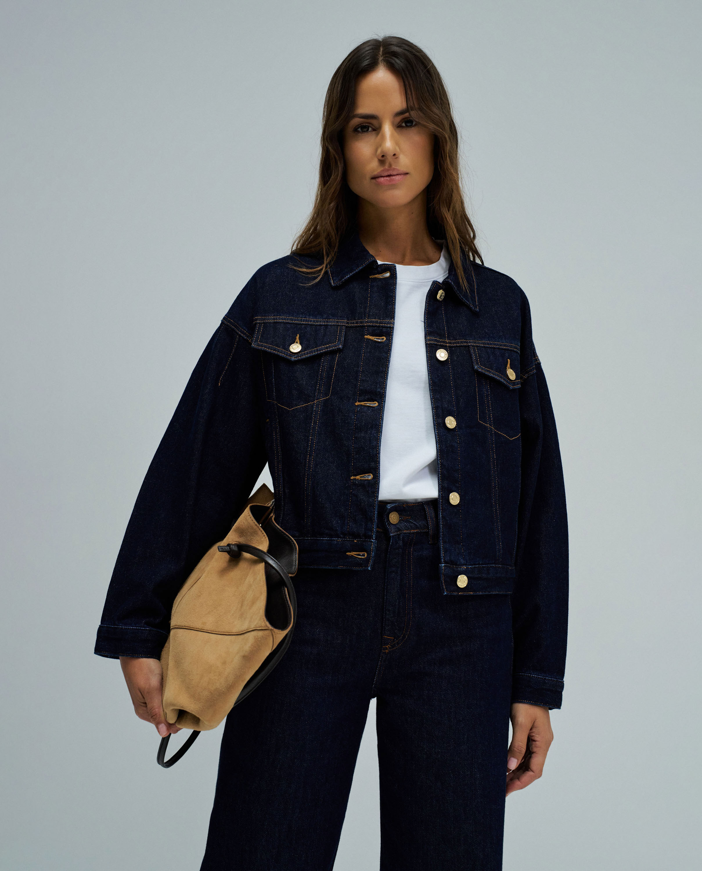 Cazadora vaquera de mujer - Salsa Jeans - Azul Azul-1