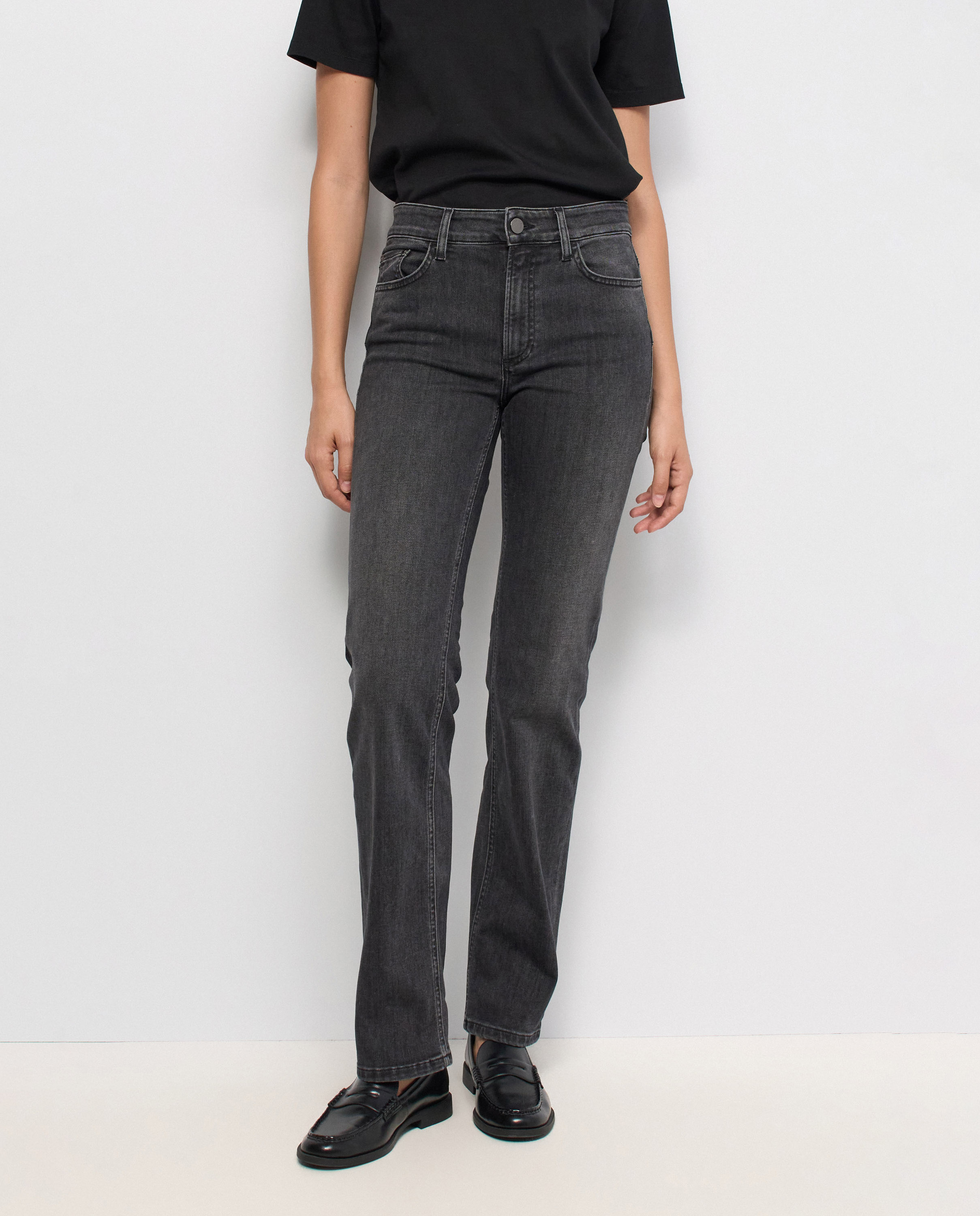 Vaqueros destiny push up straight de mujer - Salsa Jeans - Negro Negro-5