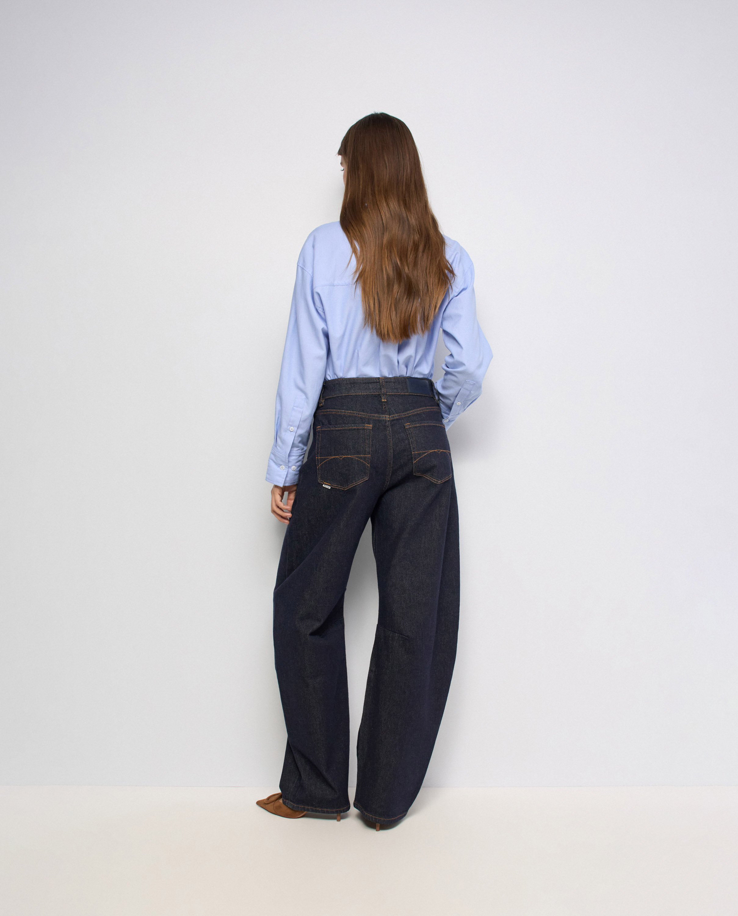 Vaqueros barrel de mujer - Salsa Jeans - Azul Azul-3