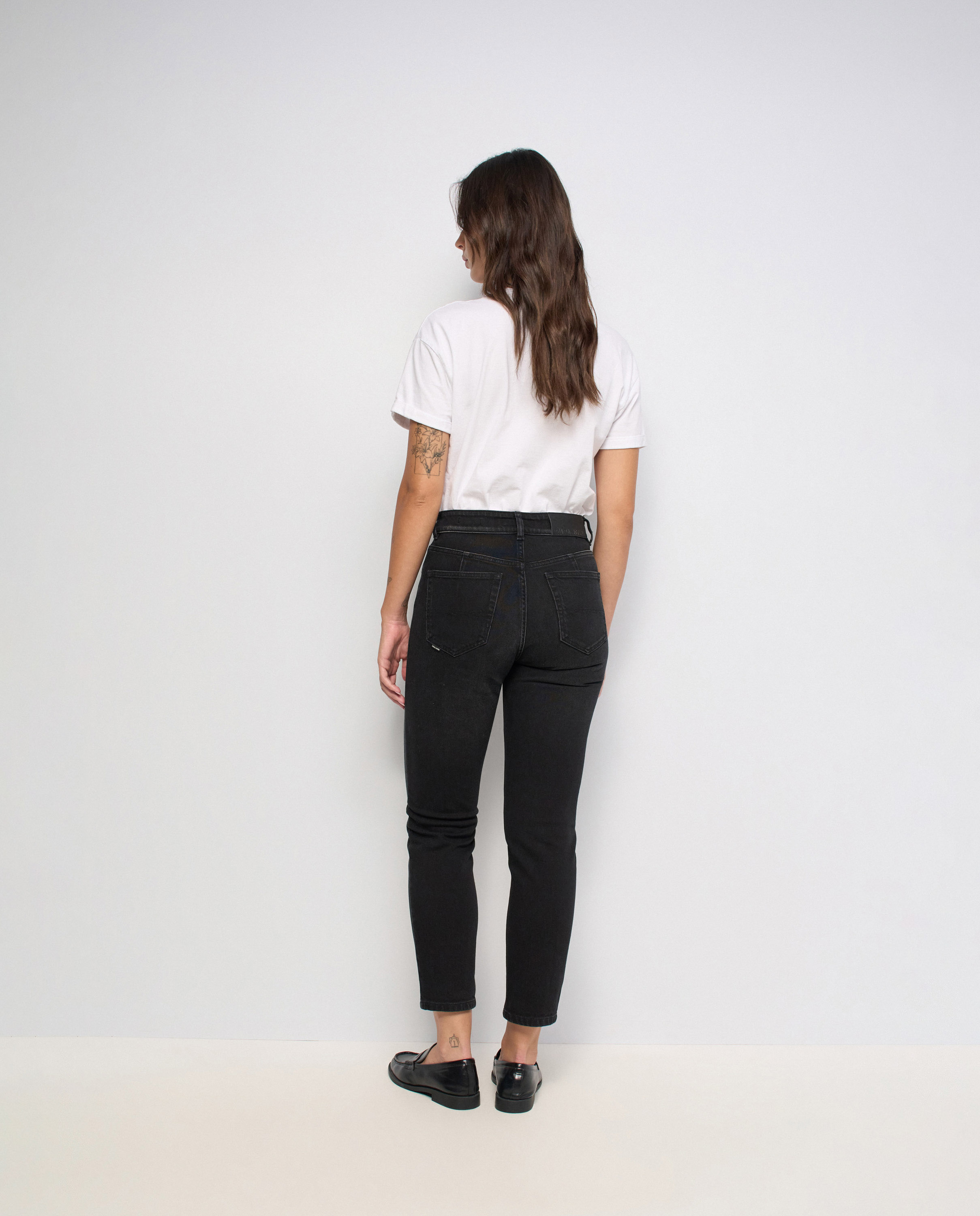 Vaqueros true cropped slim de mujer - Salsa Jeans - Negro Negro-3