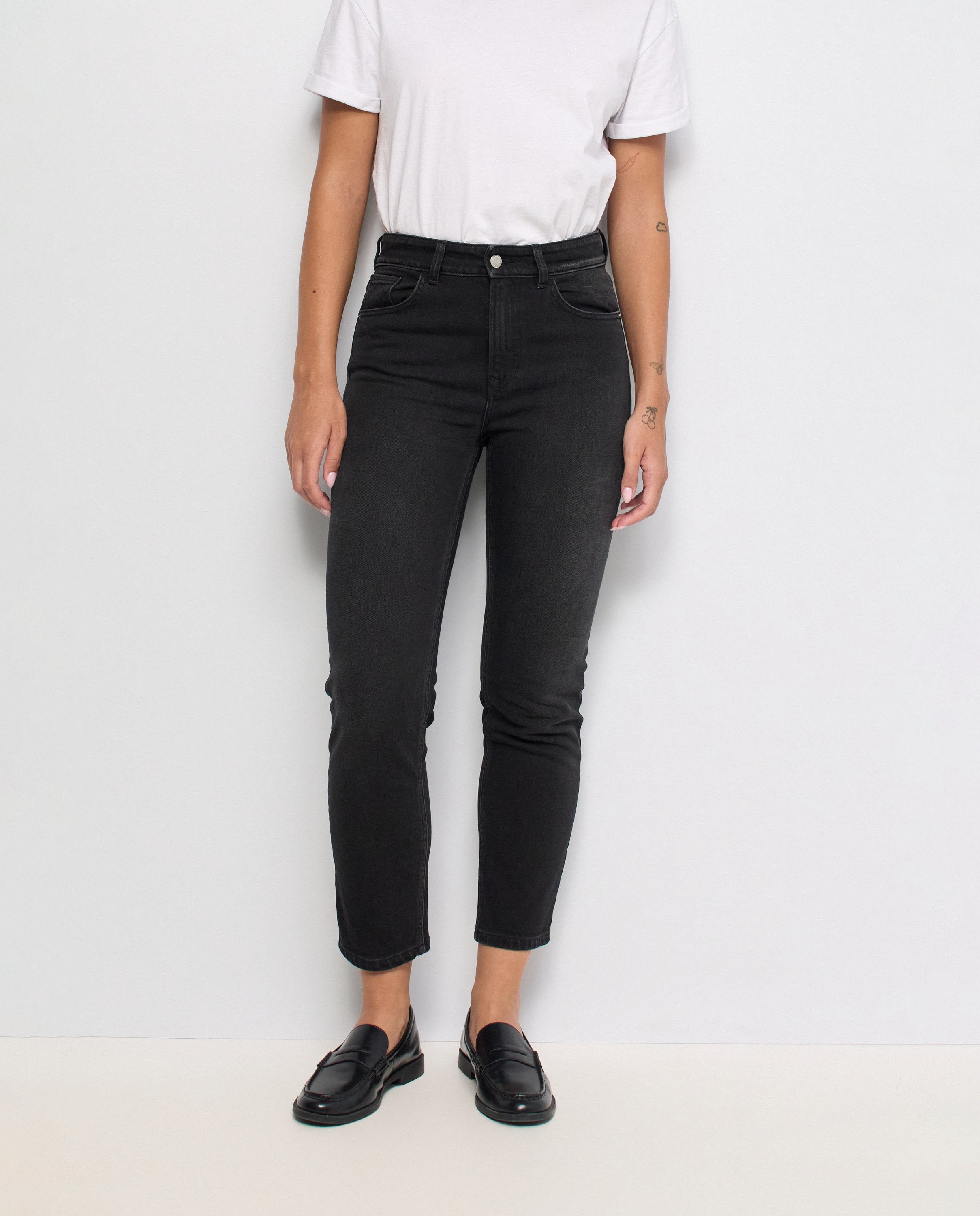 Vaqueros true cropped slim de mujer - Salsa Jeans - Negro Negro-5