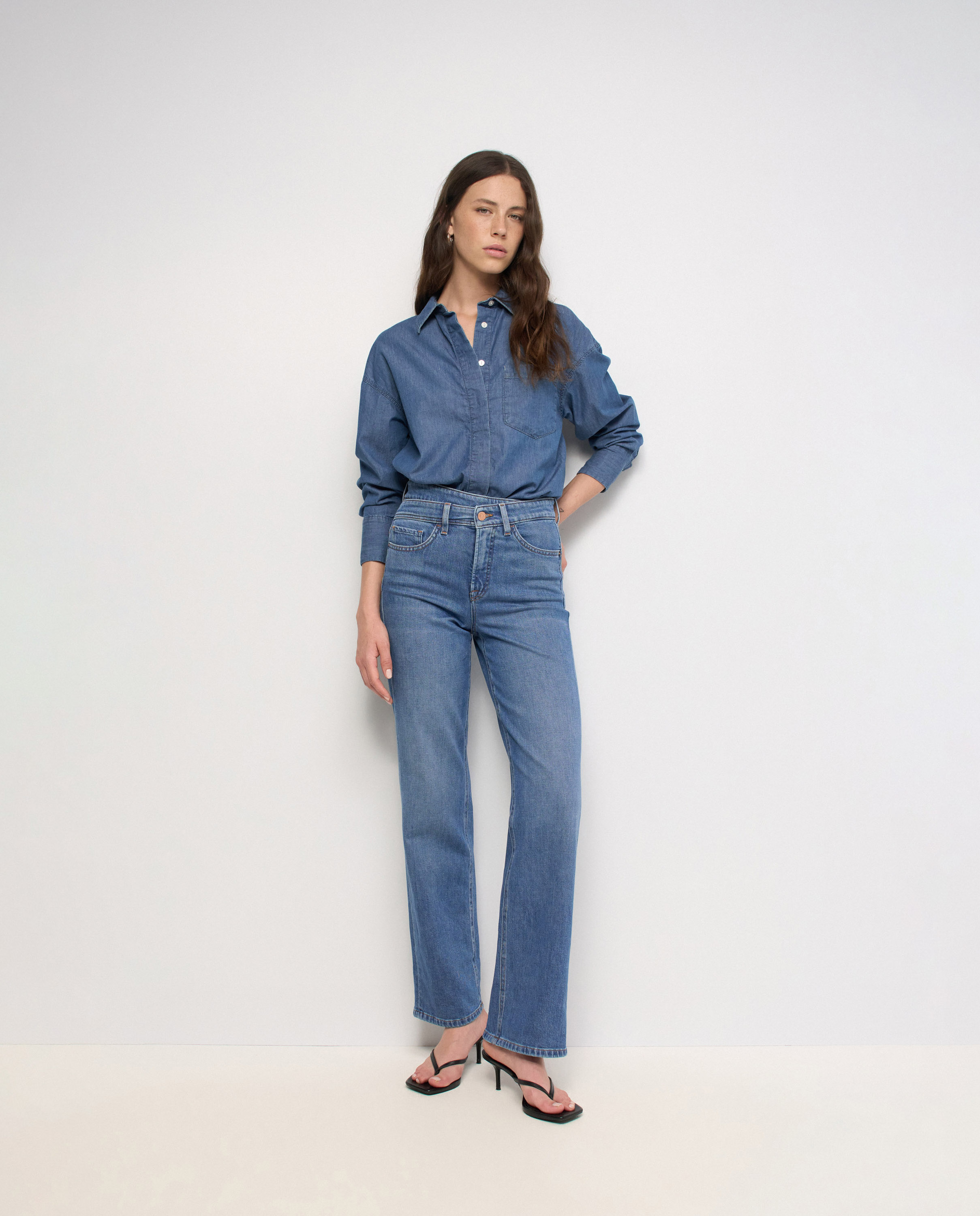 Vaqueros faith push in straight de mujer - Salsa Jeans - Azul Azul-1