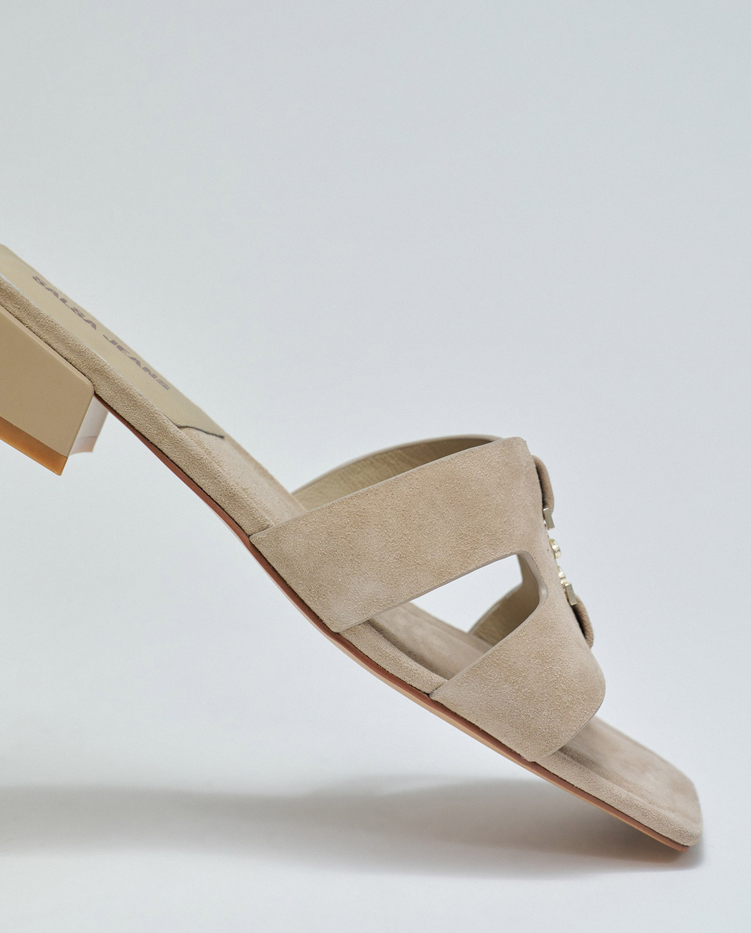 Sandalias de cuero de mujer - Salsa Jeans - Natural Natural-5