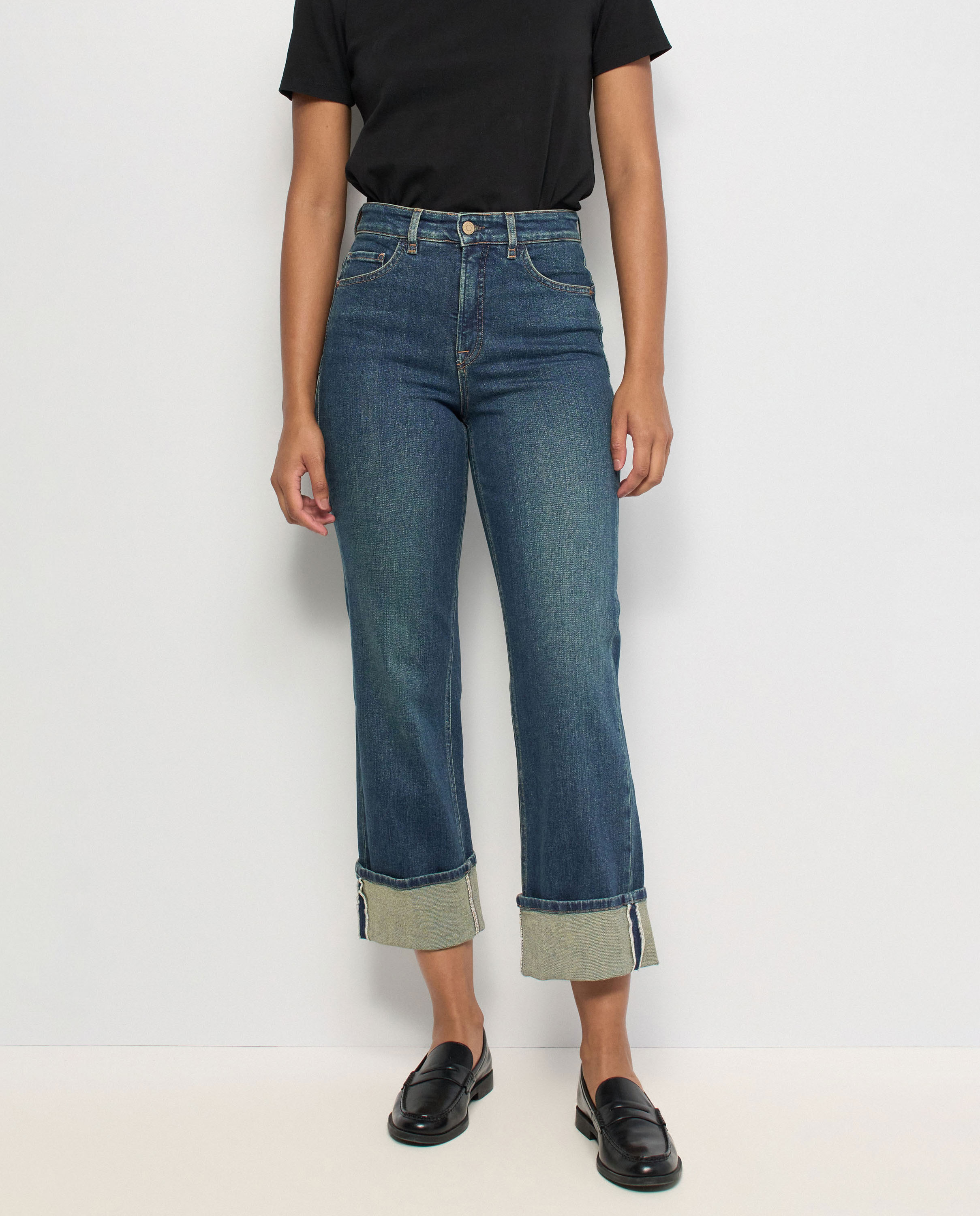 Vaqueros faith push in straight de mujer - Salsa Jeans - Azul Azul-5
