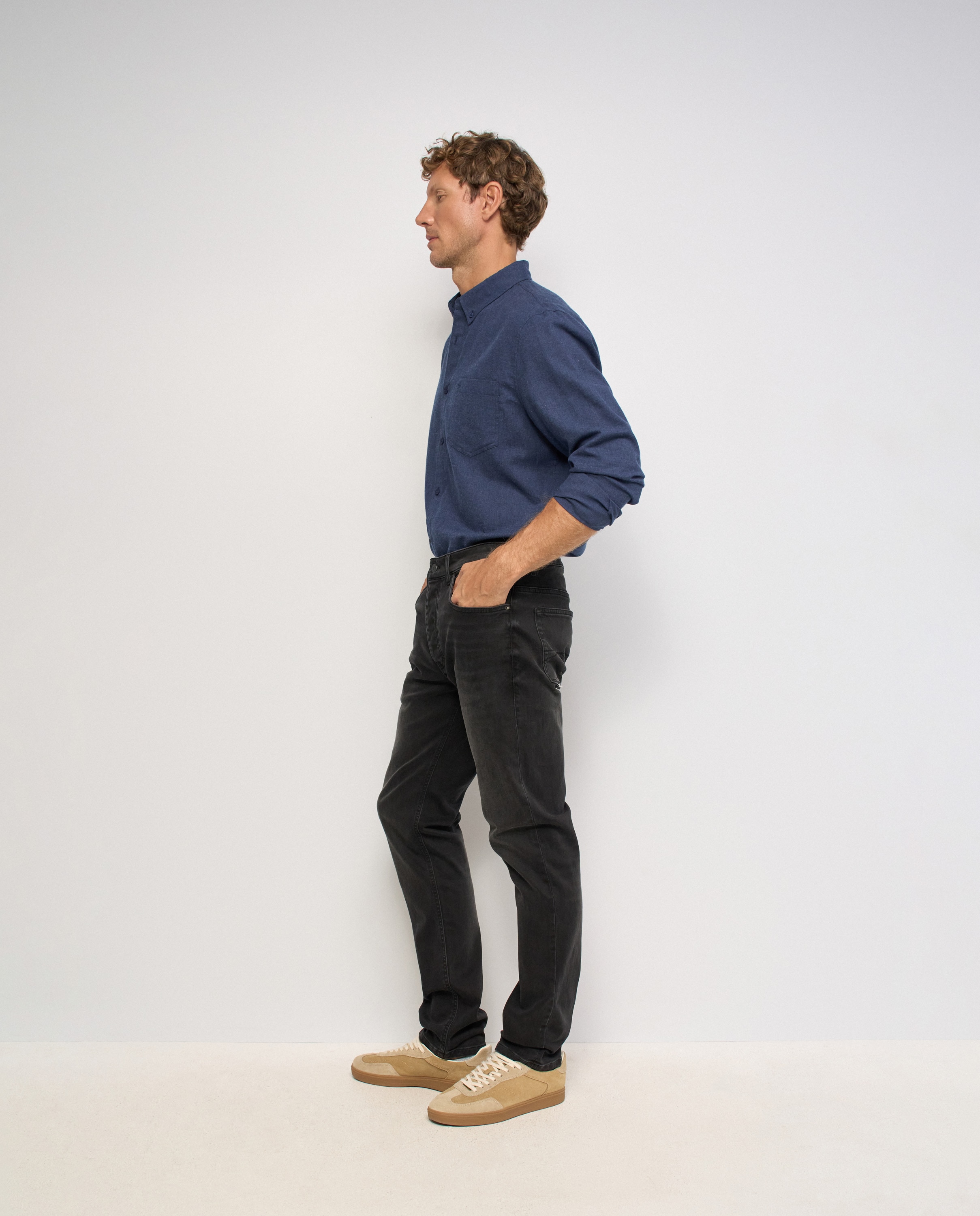Vaqueros slim fit de hombre - Salsa Jeans - Negro Negro-2